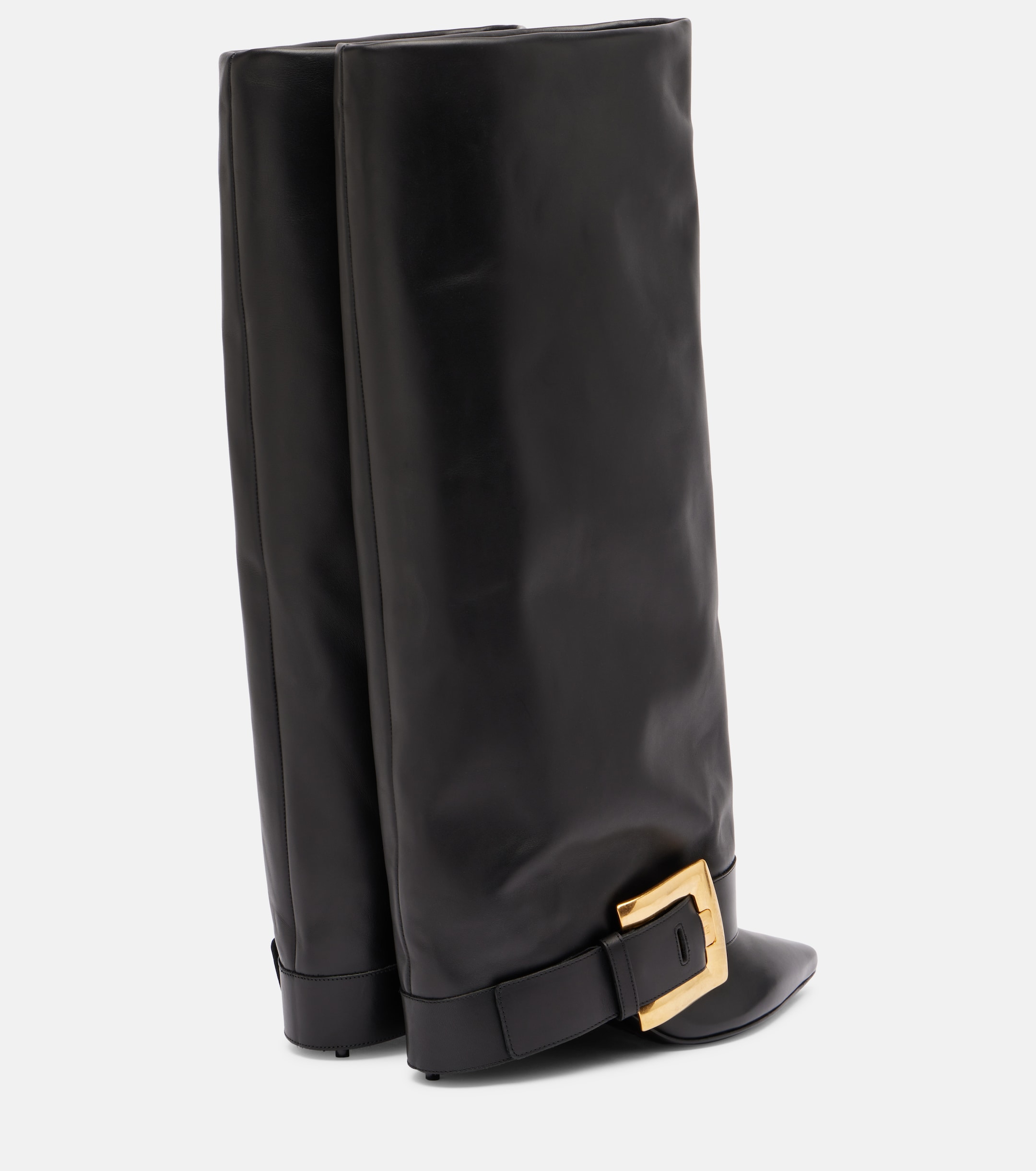 Balmain Anthem leather knee-high boots