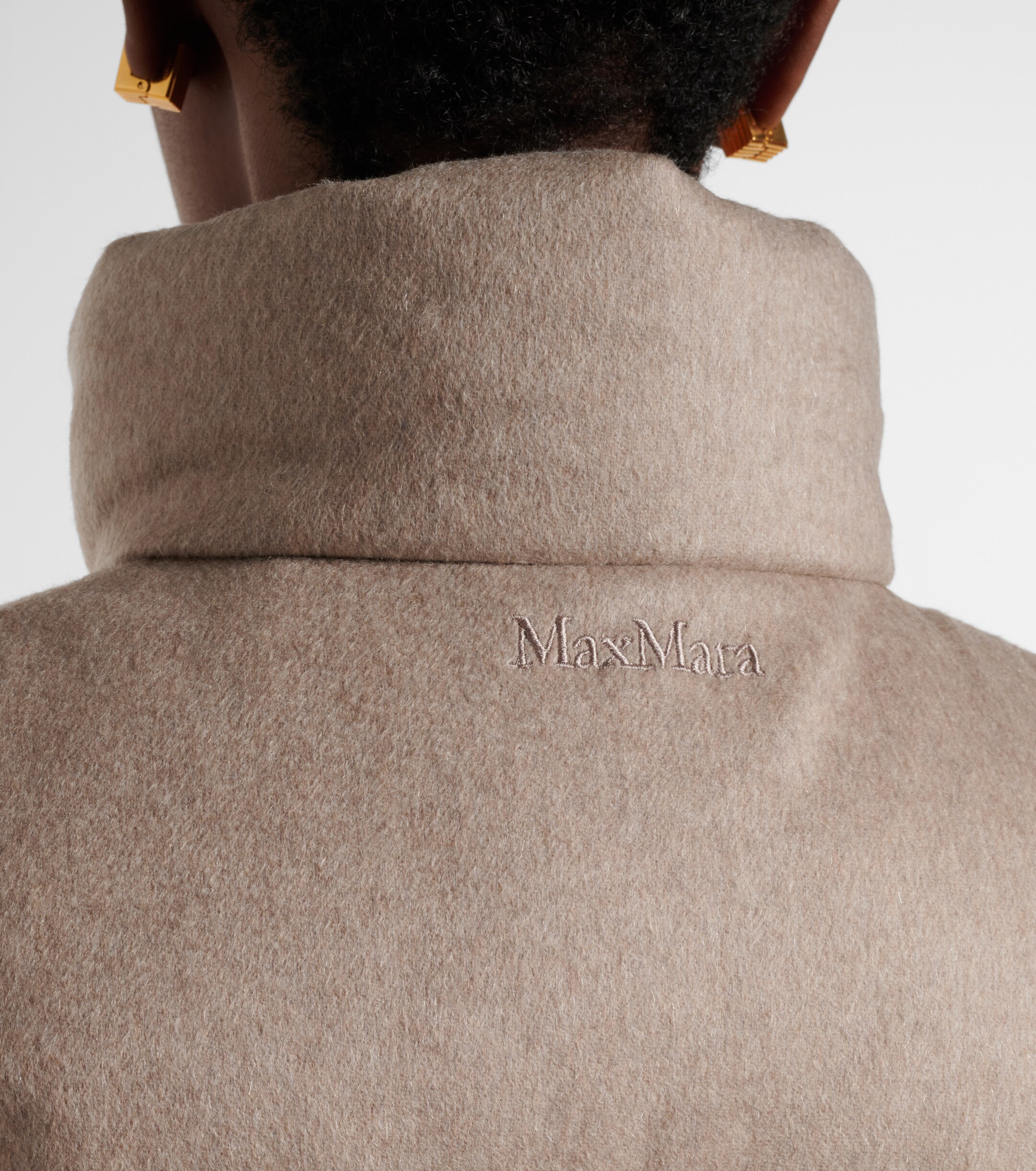 Max Mara Quilted cashmere down vest thumbnail