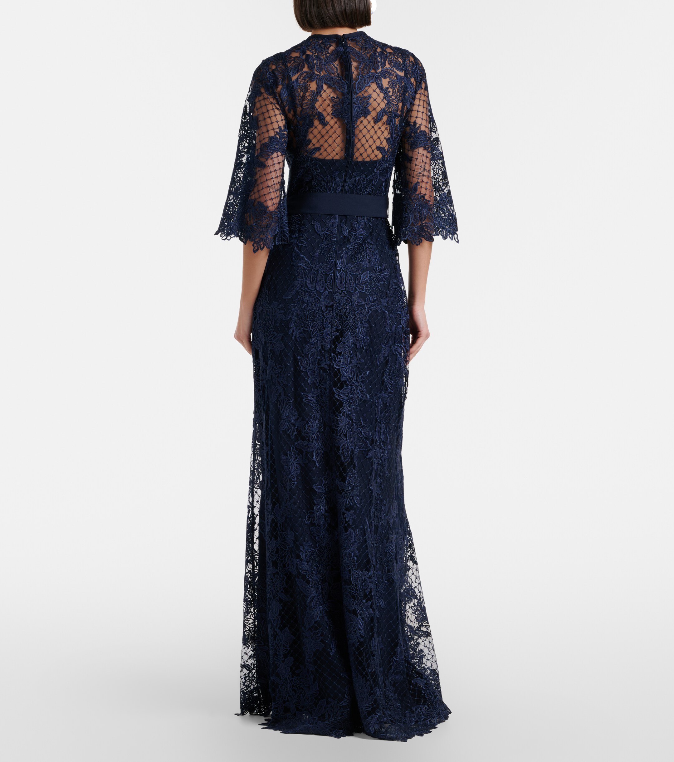 josie natori lace dress dolce and gabbana Buy Lolita Lace Gown in Dove Grey W/ Smoke Online