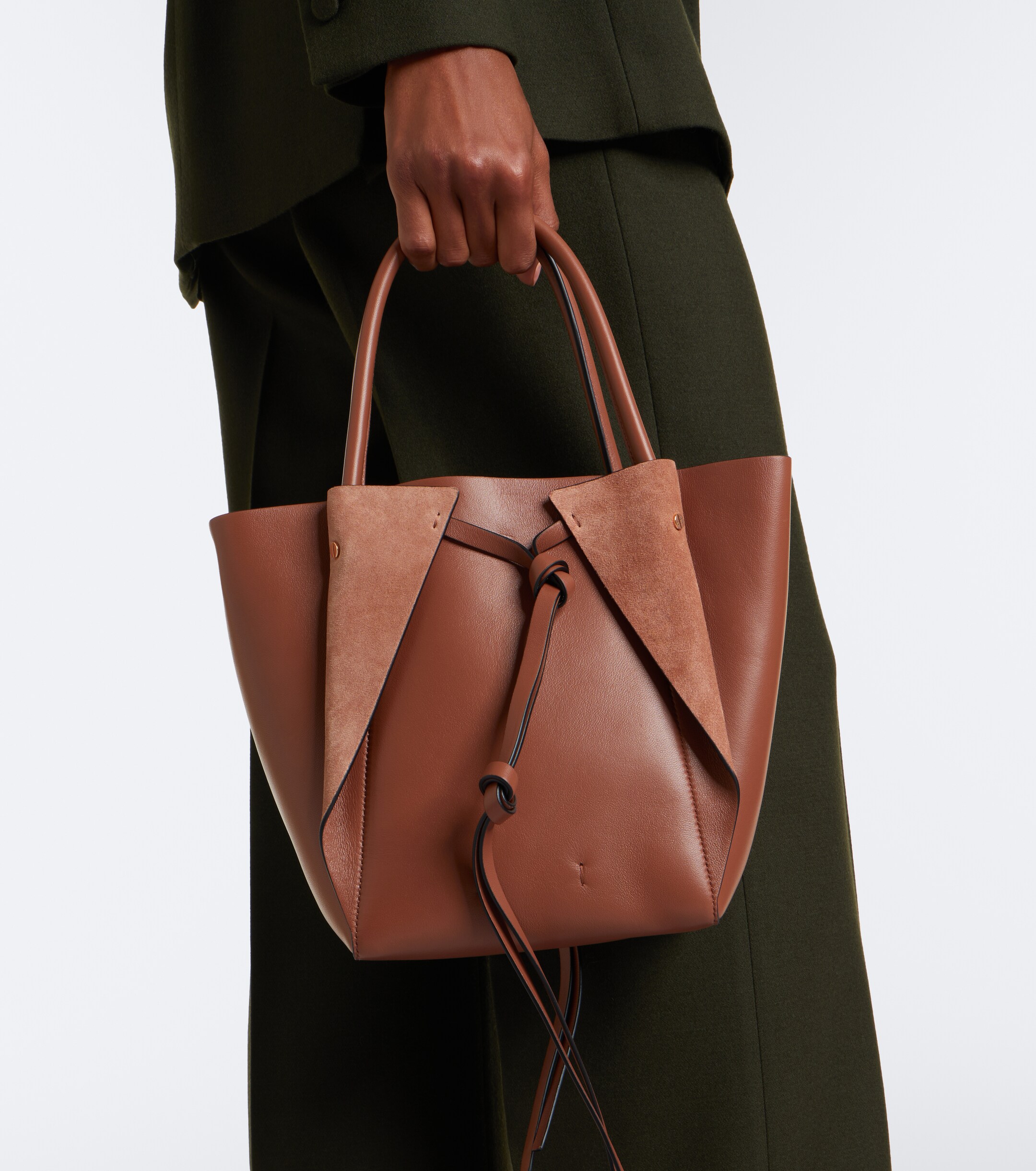 Gabriela Hearst Marija Small leather tote bag