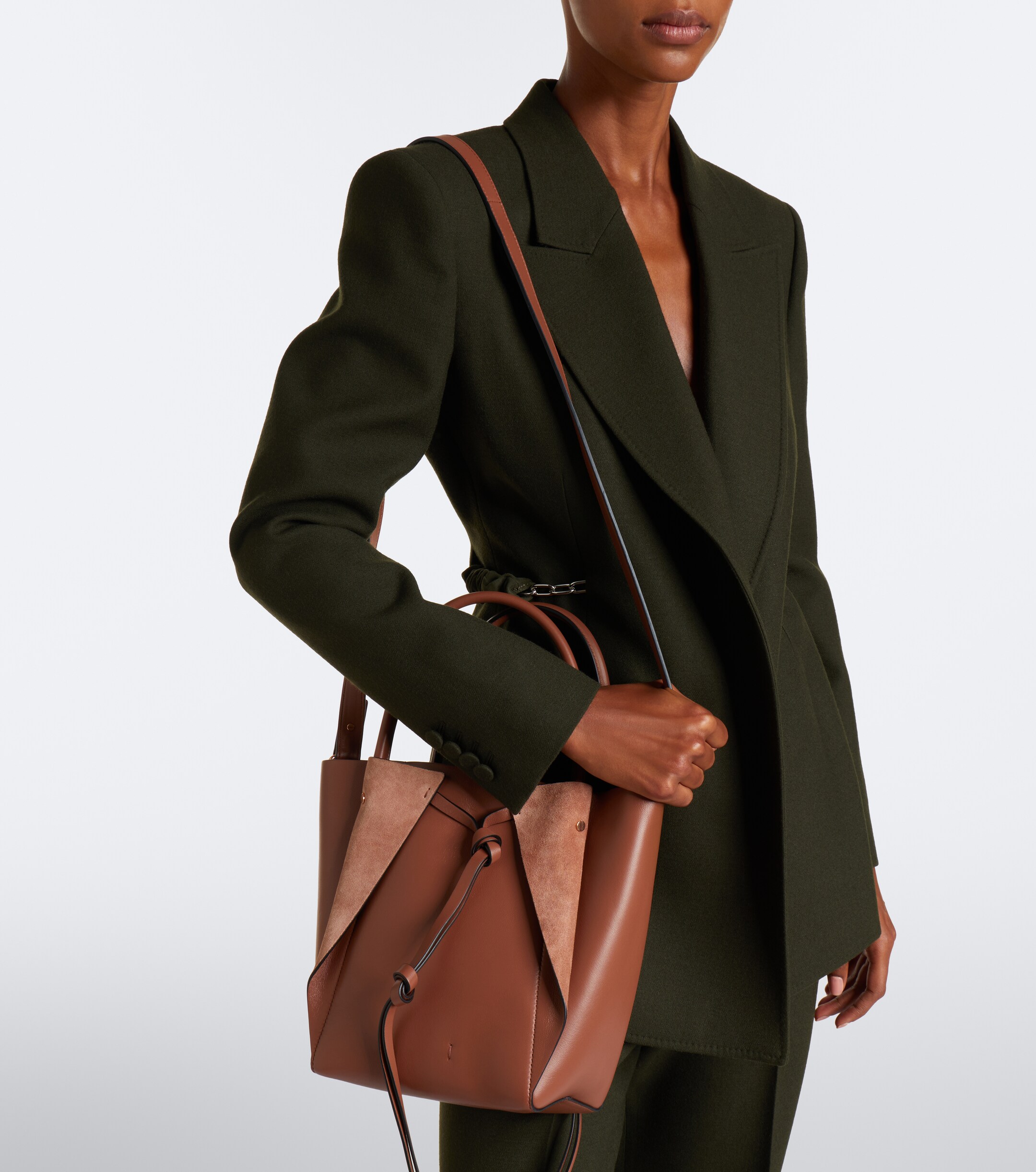 Gabriela Hearst Marija Small leather tote bag