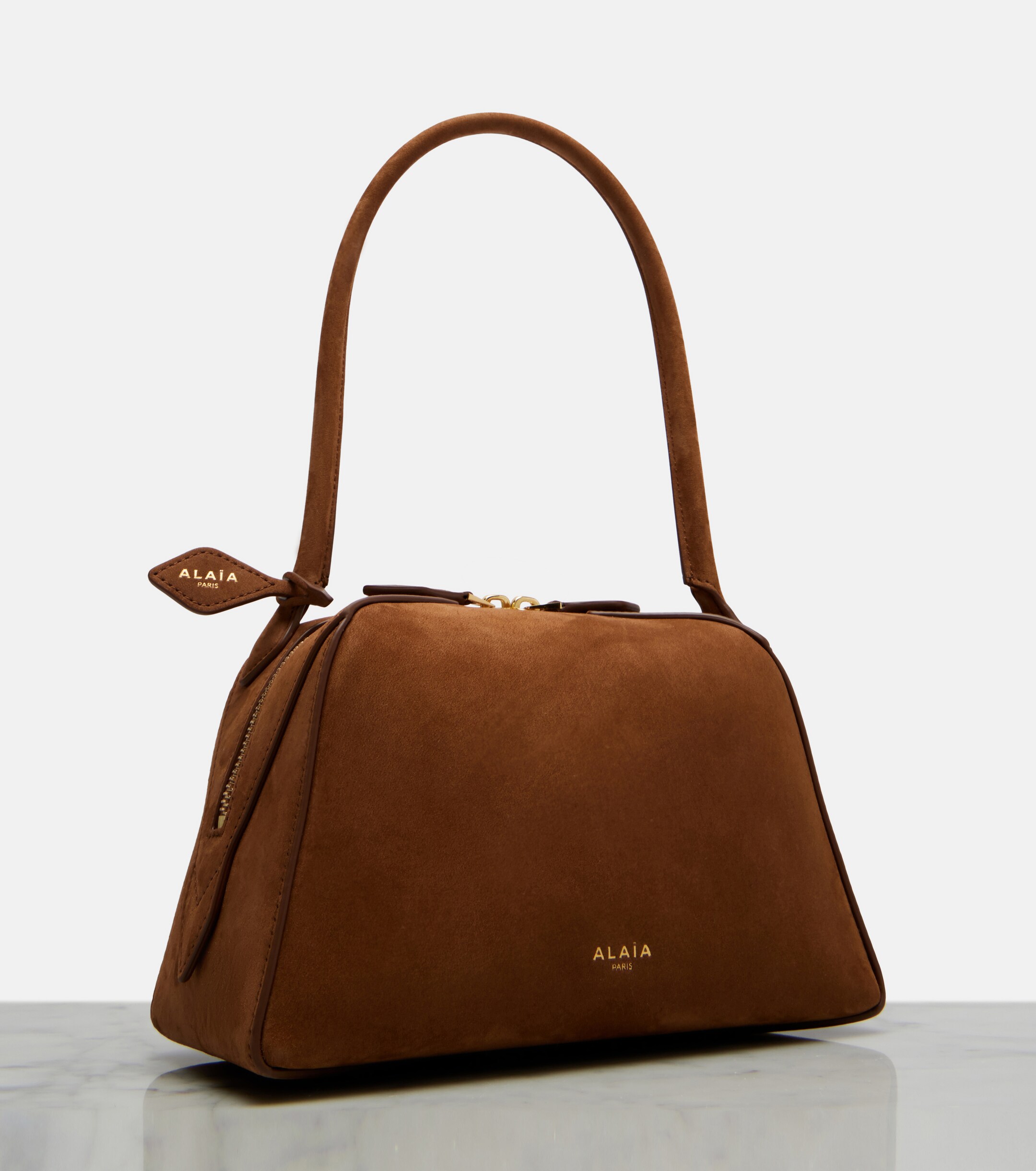 Alaïa Le Bouledouge suede shoulder bag