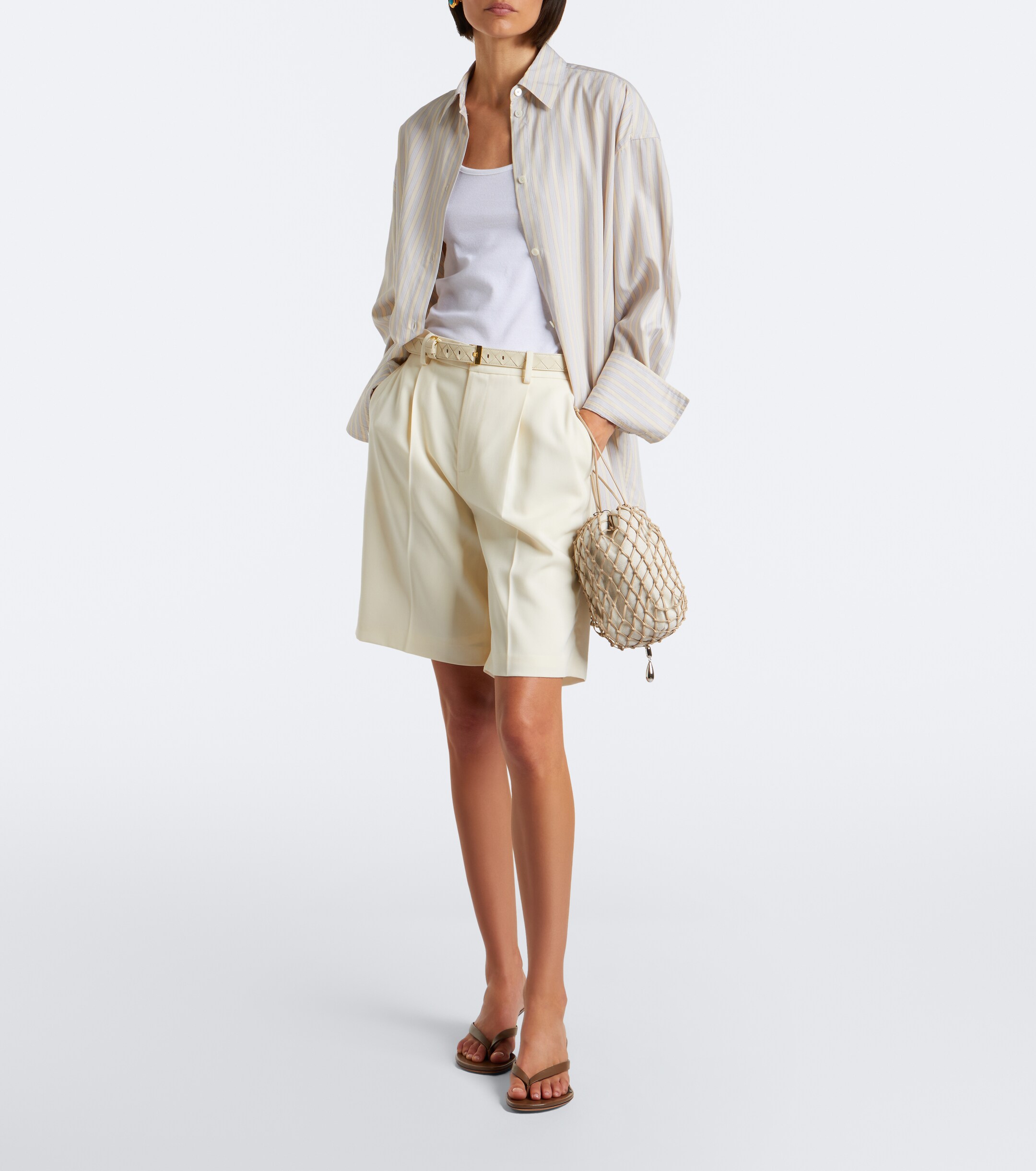 Savette Macramé Small leather pouch thumbnail