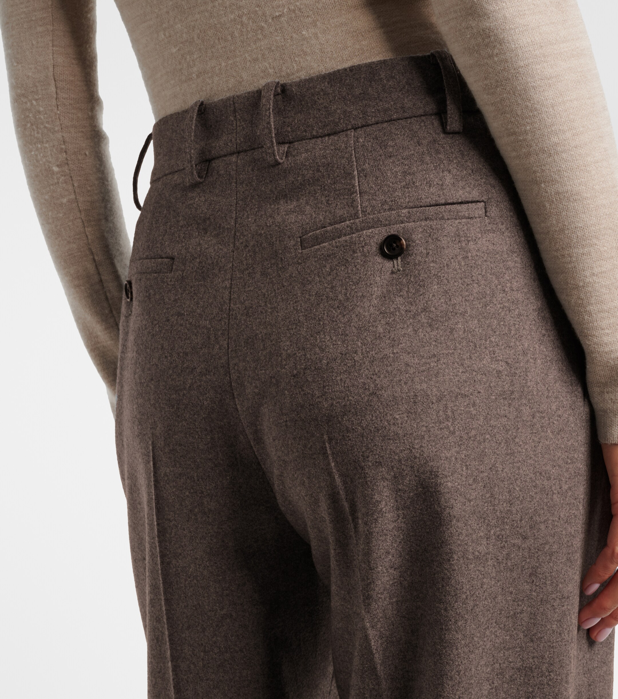 Gabriela Hearst Gabriela Hearst Henge wool and cashmere wide-leg pants