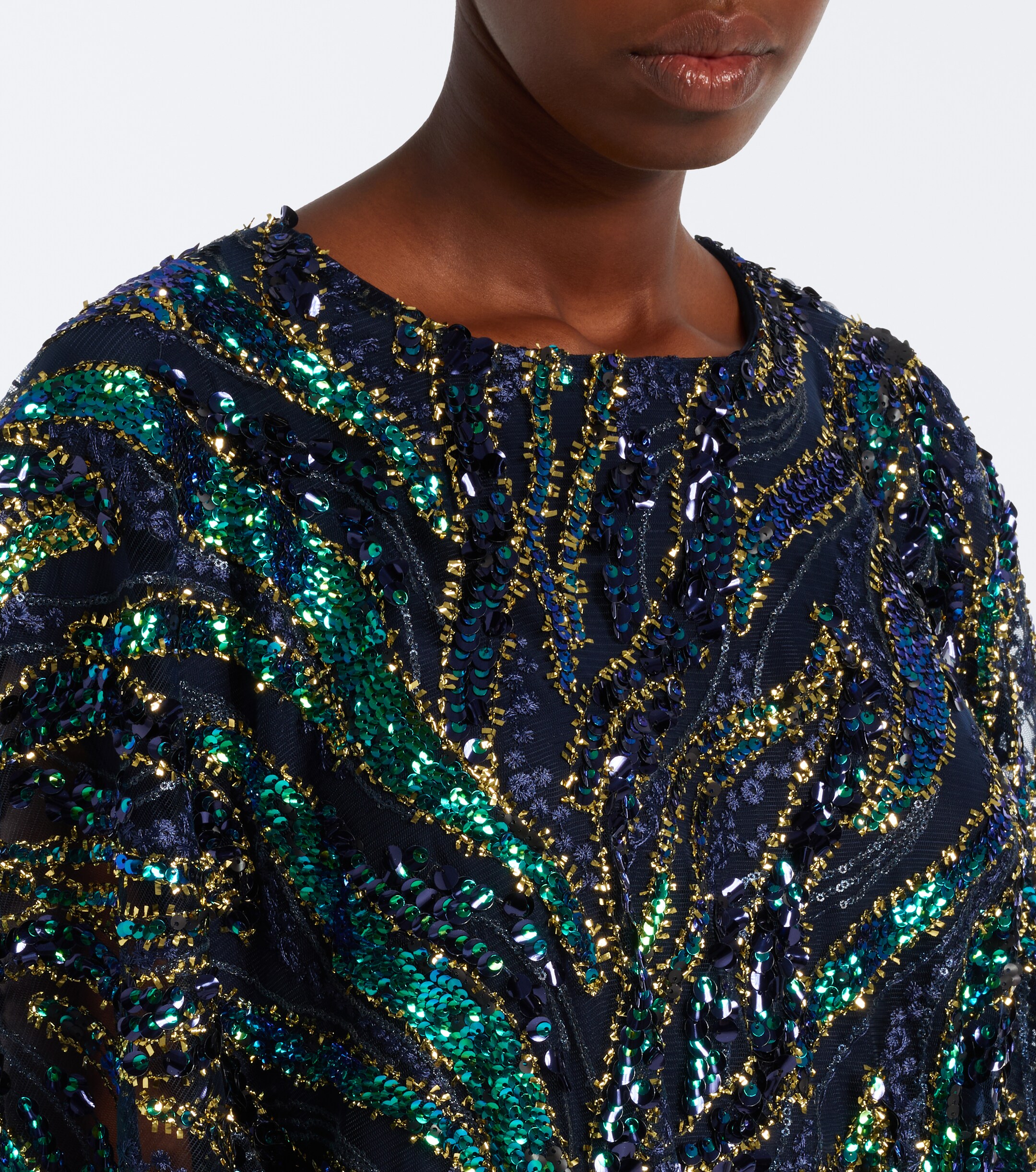 Taller Marmo Taller Marmo Firefly sequined kaftan