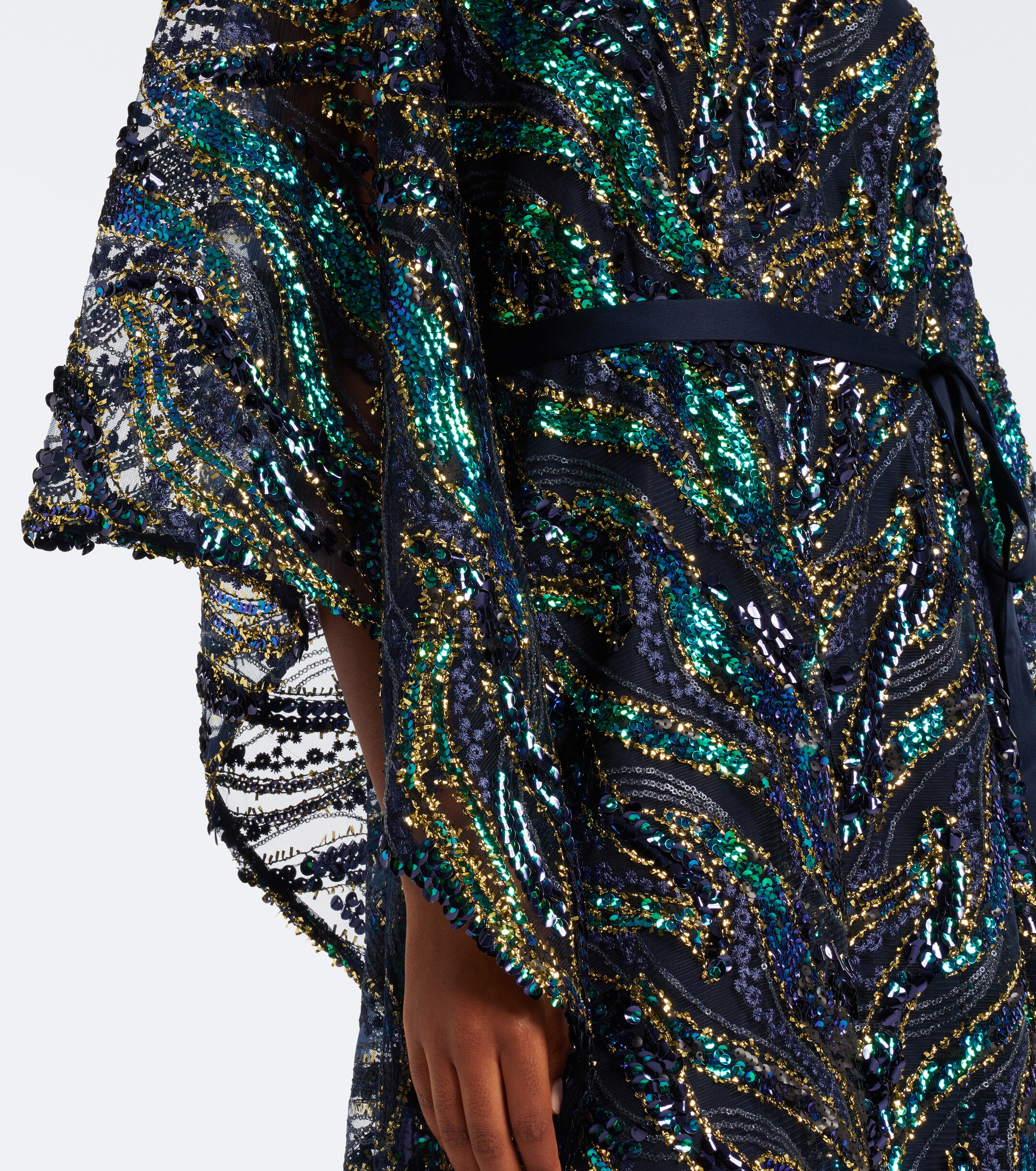 Taller Marmo Taller Marmo Firefly sequined kaftan