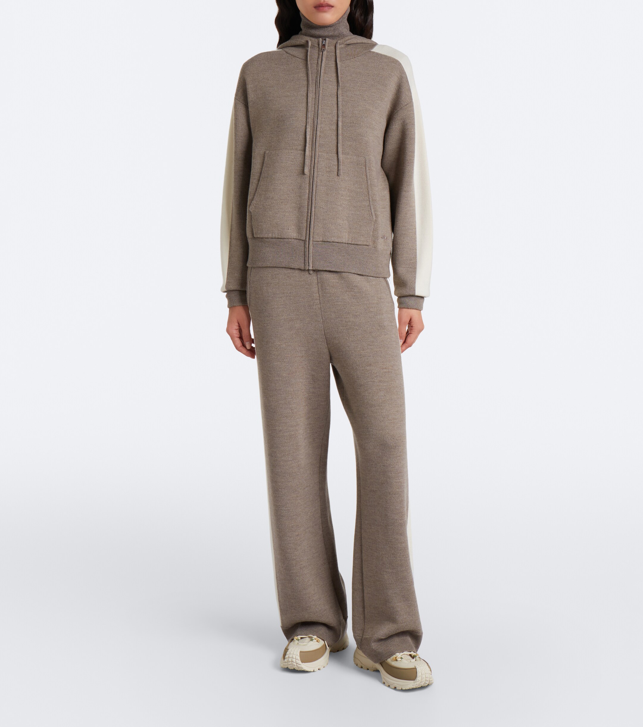 FUSALP Fusalp Nymira wool-blend zip-up hoodie