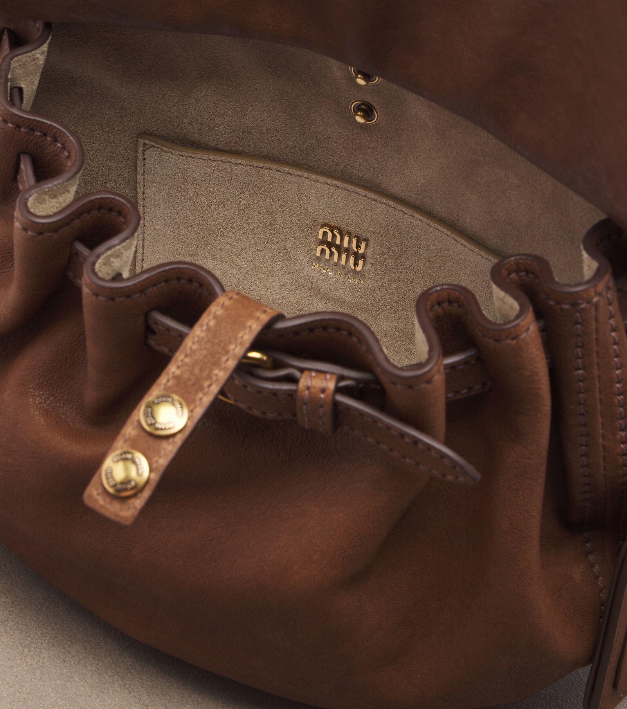 Miu Miu Miu Miu Rendez-vous leather shoulder bag