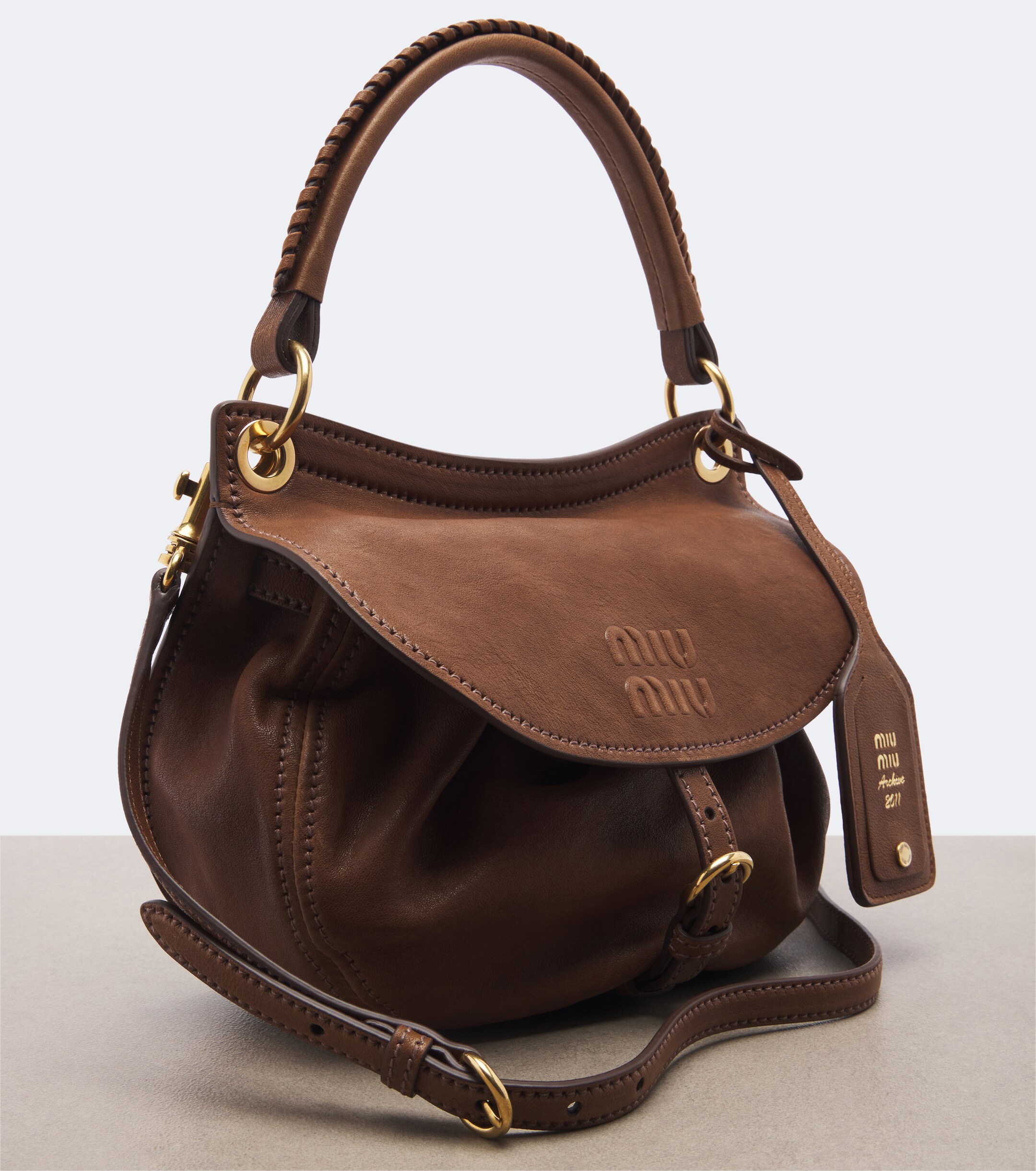 Miu Miu Miu Miu Rendez-vous leather shoulder bag