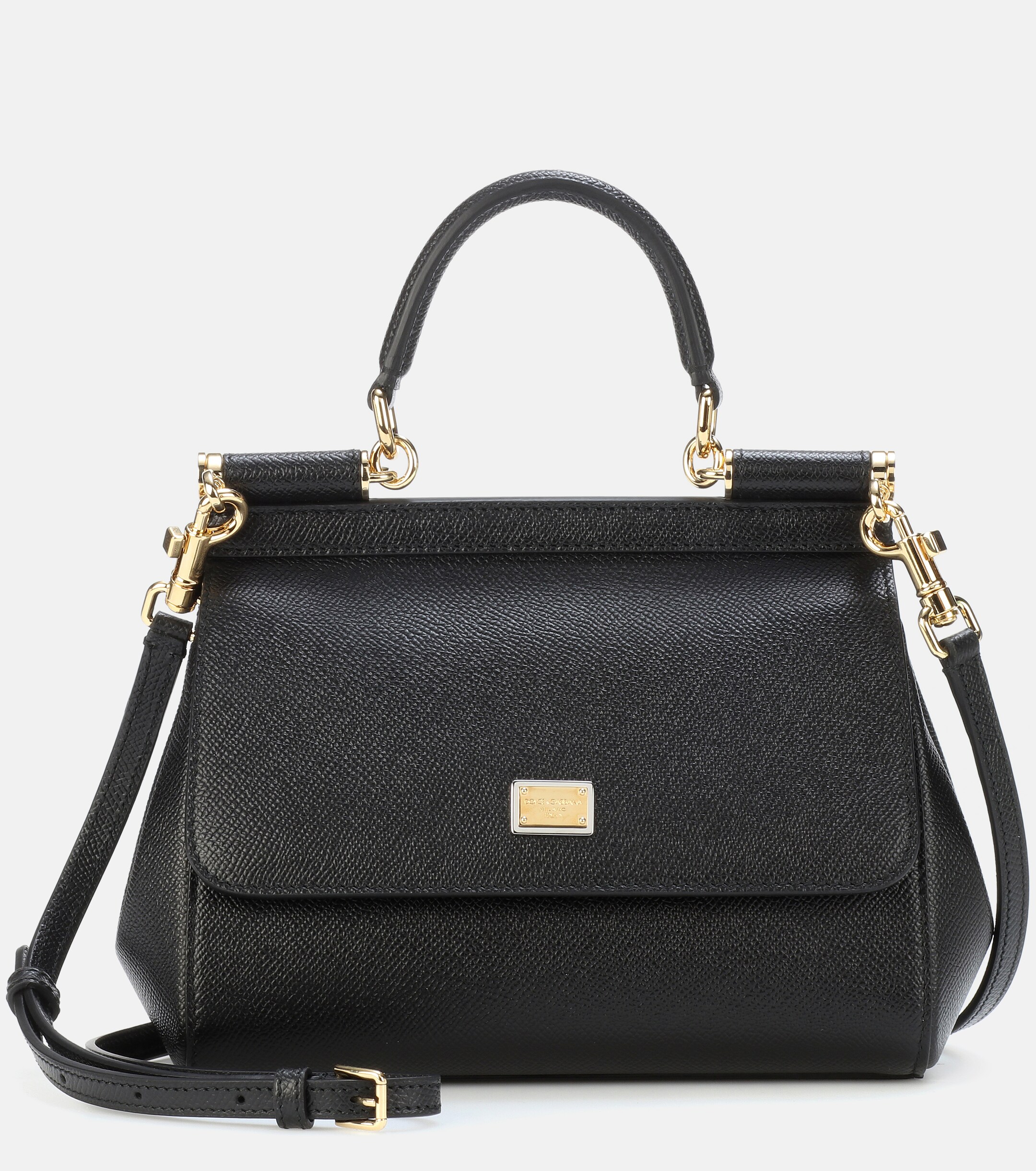 Dolce&Gabbana Sicily Small leather shoulder bag