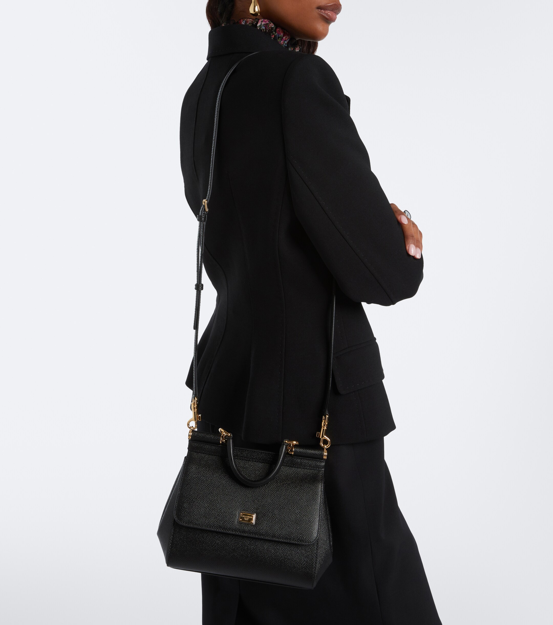 Dolce&Gabbana Sicily Small leather shoulder bag