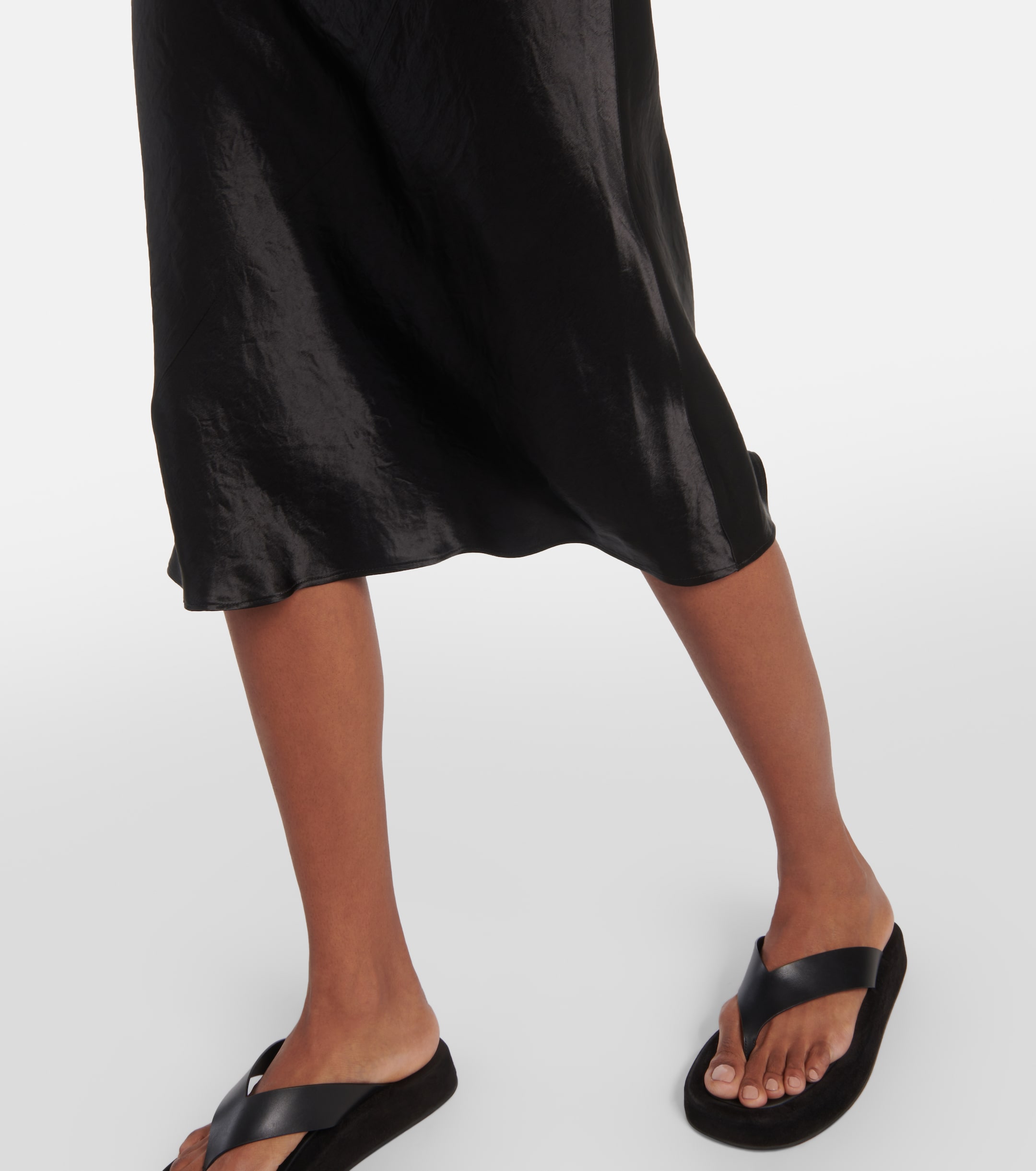 Max Mara Talete satin midi dress