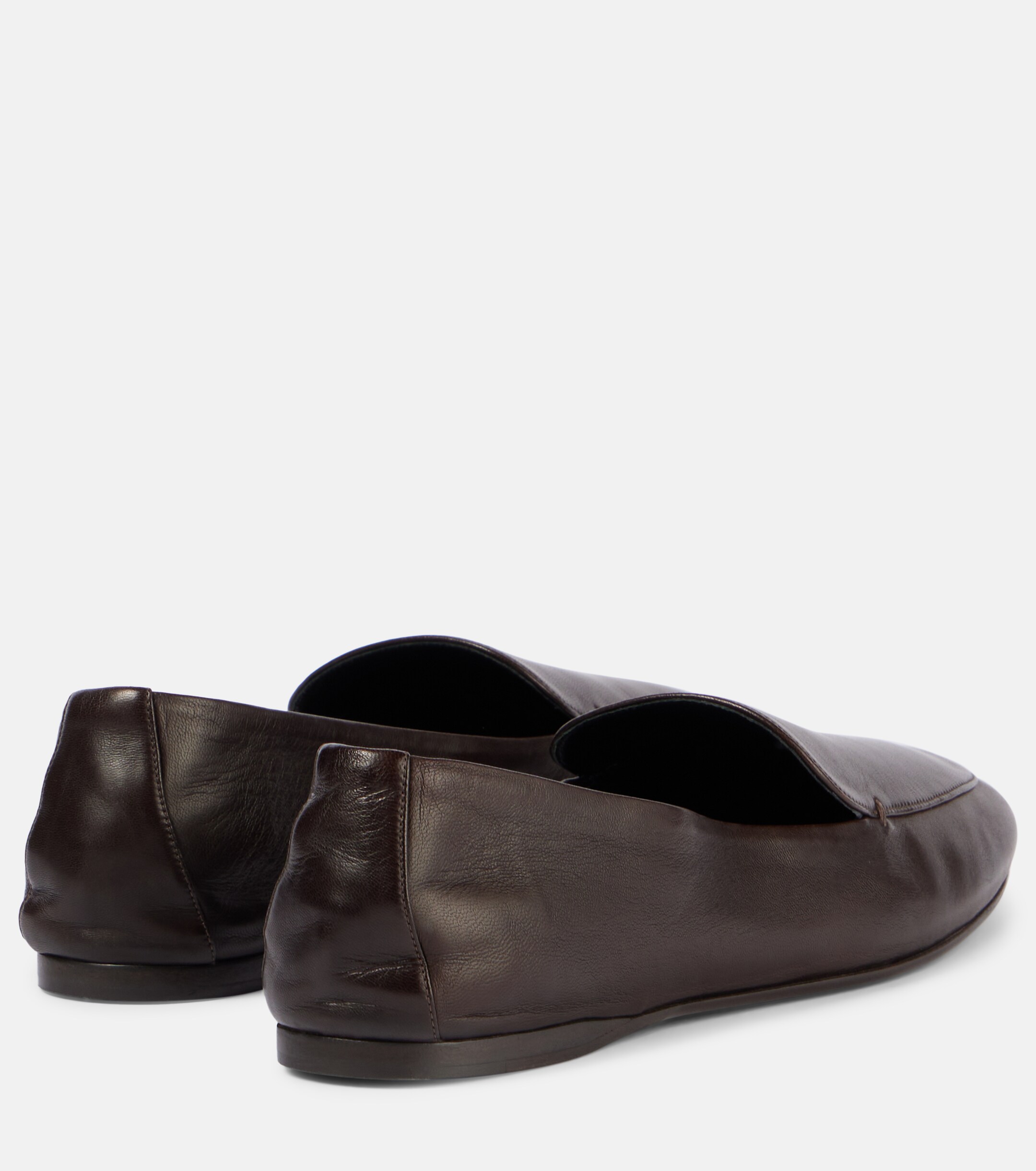 KHAITE Monroe leather loafers thumbnail