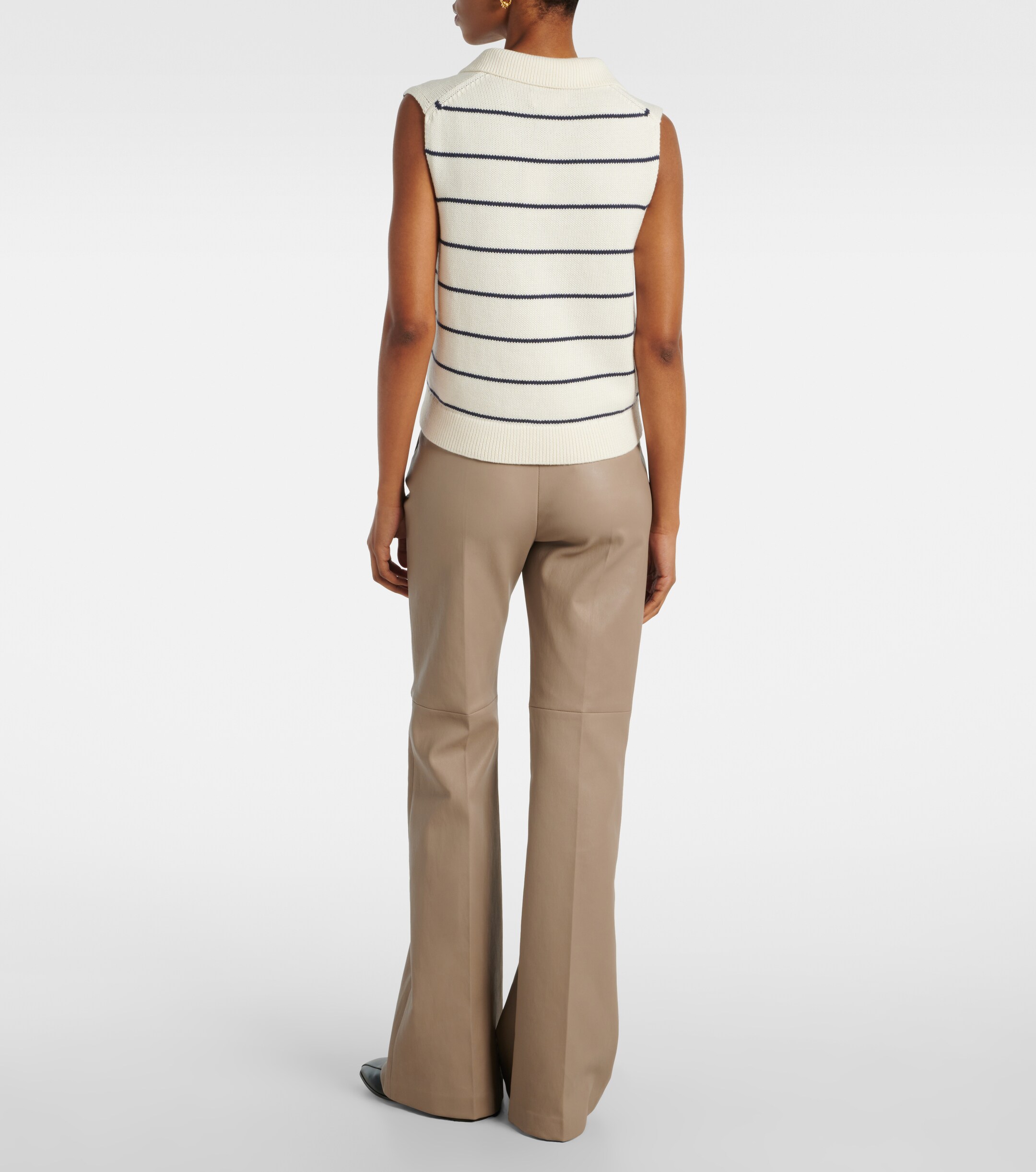 Velvet Velvet Nayla cotton and cashmere sweater vest