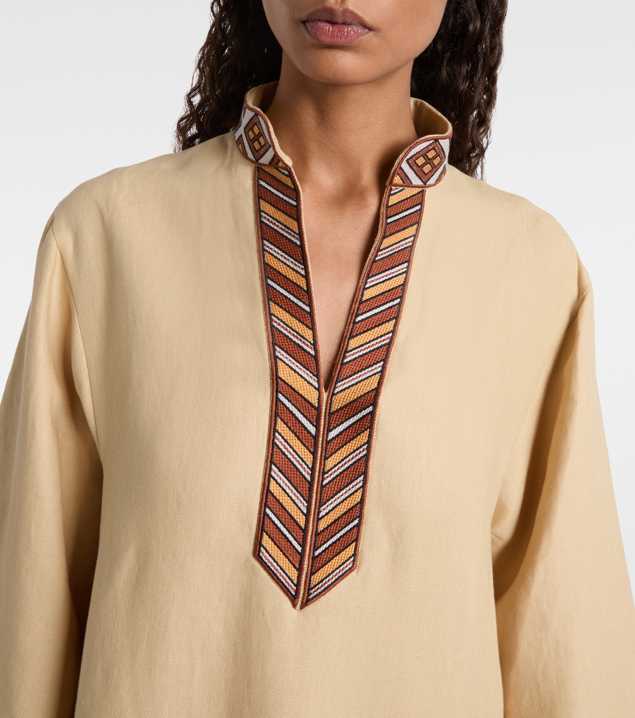 Loro Piana Loro Piana Tilde cotton kaftan