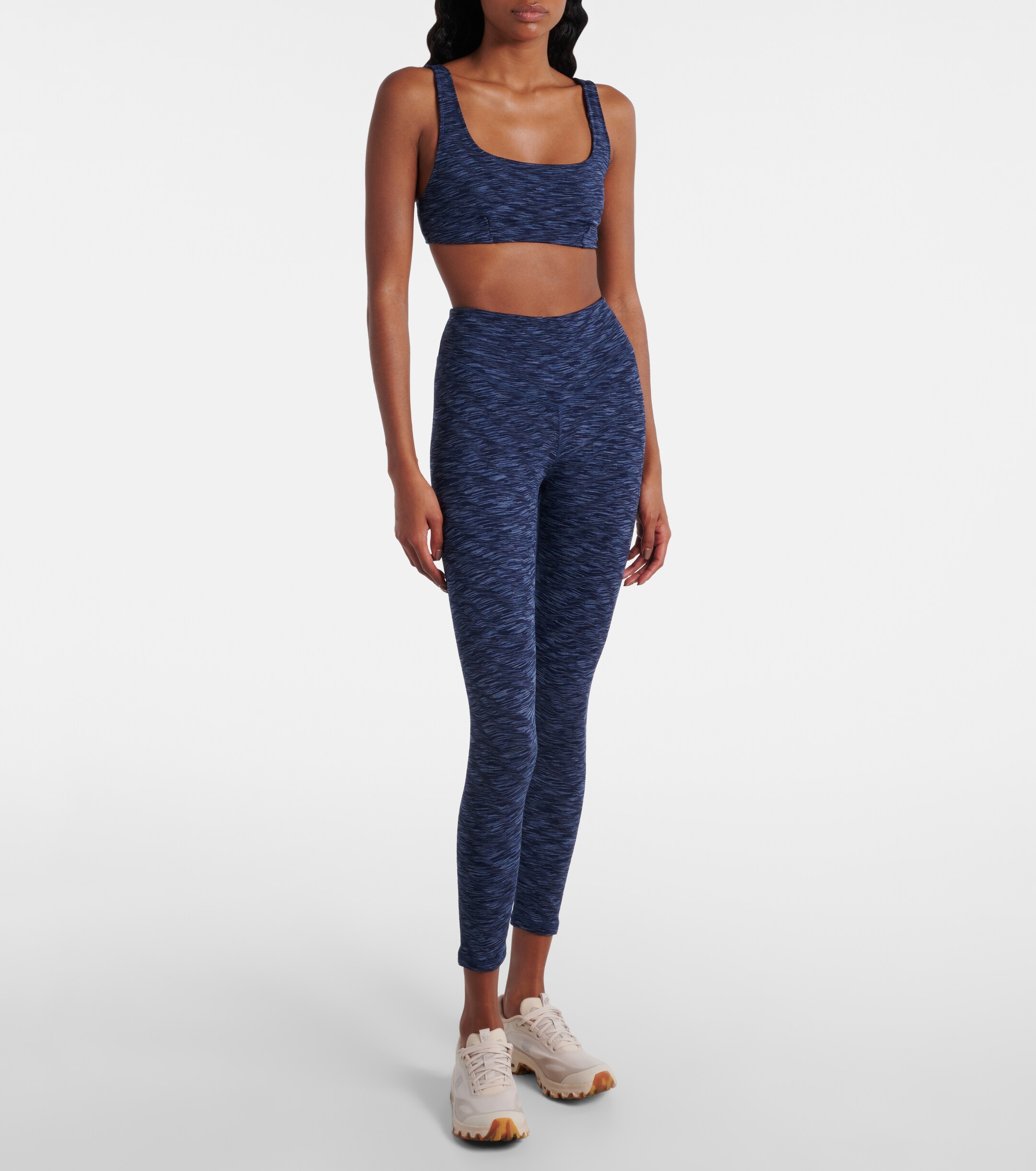 The Upside The Upside Mystere reversible printed sports bra