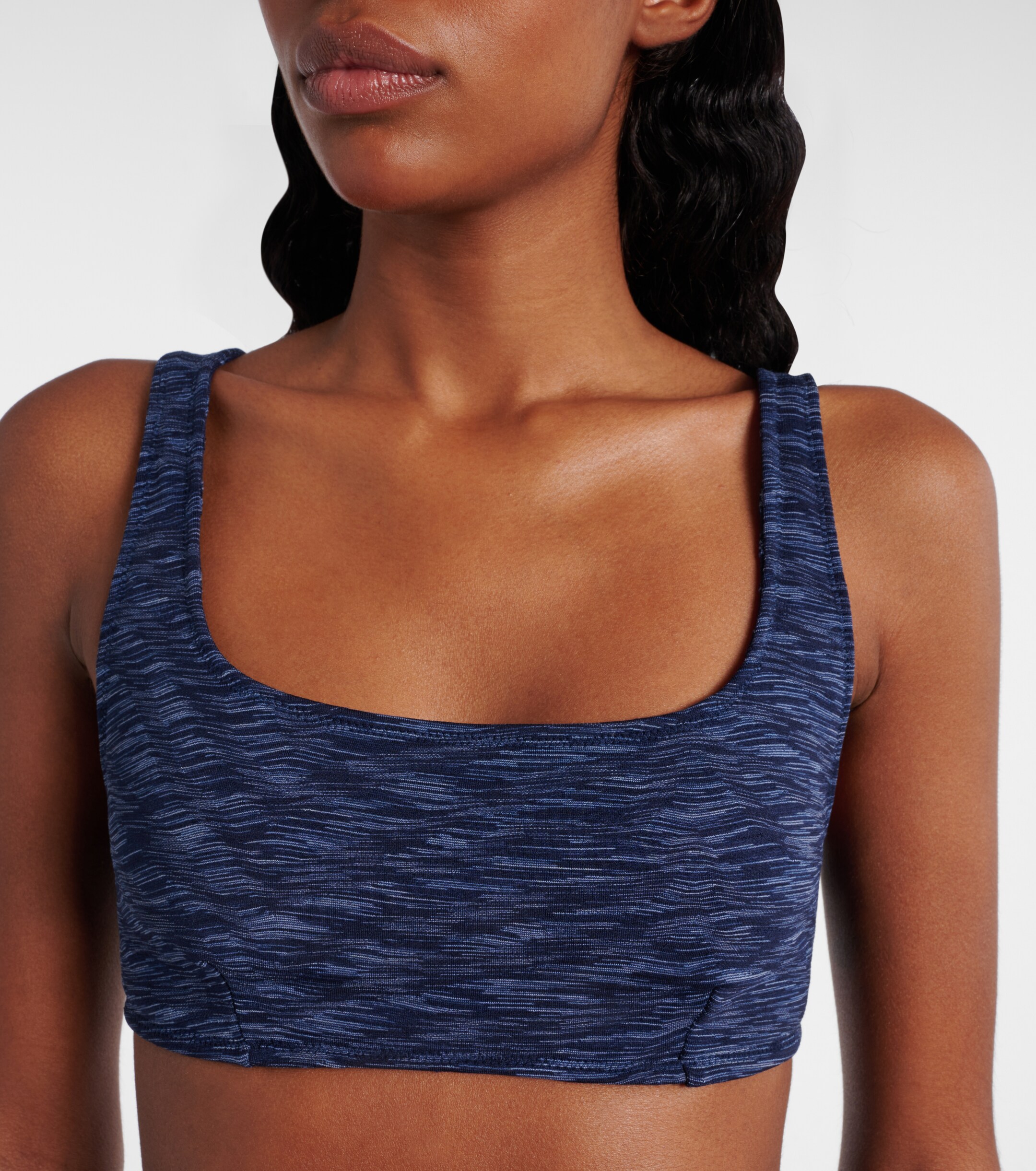 The Upside The Upside Mystere reversible printed sports bra