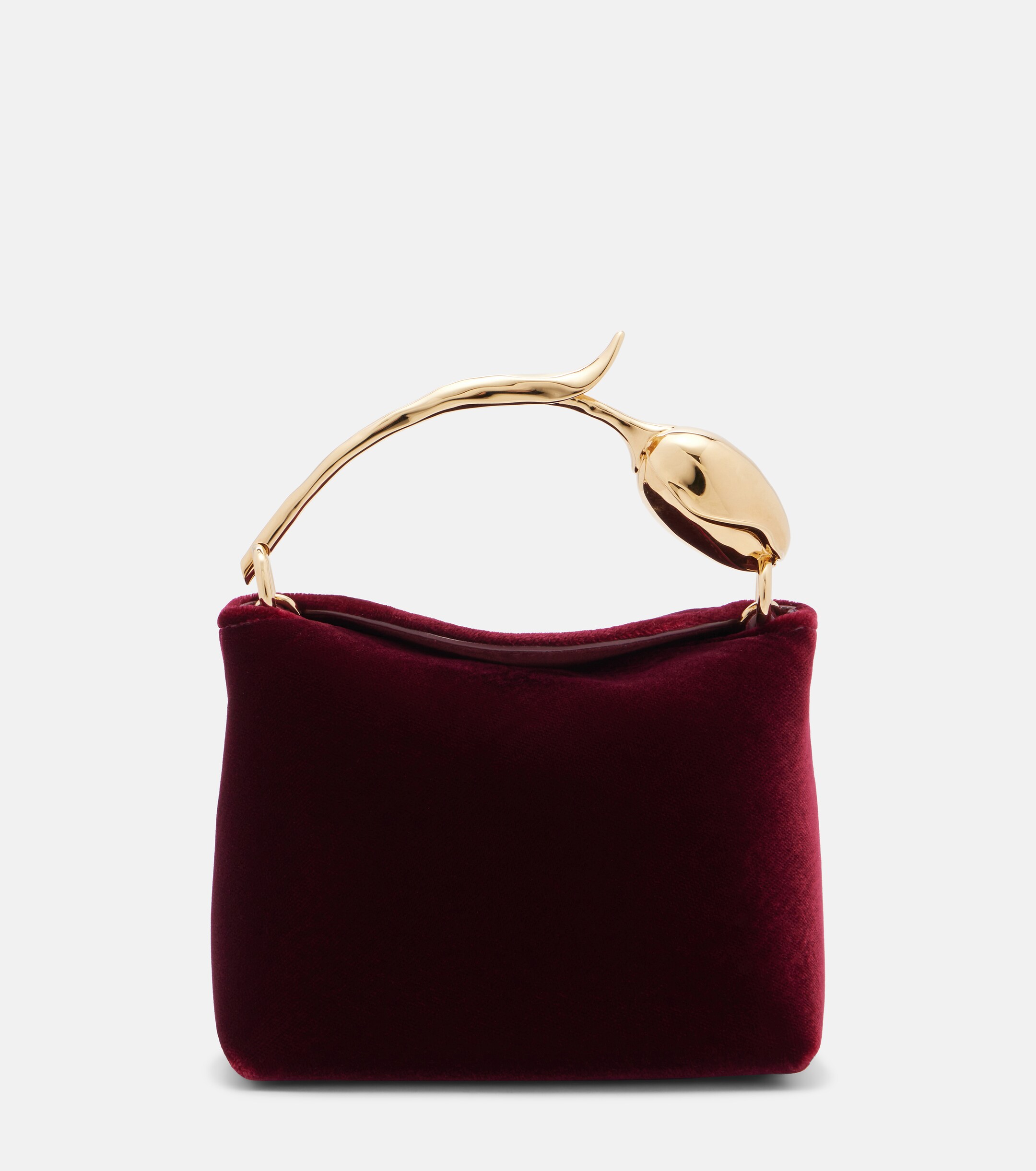Erdem Bloom Micro velvet top-handle bag