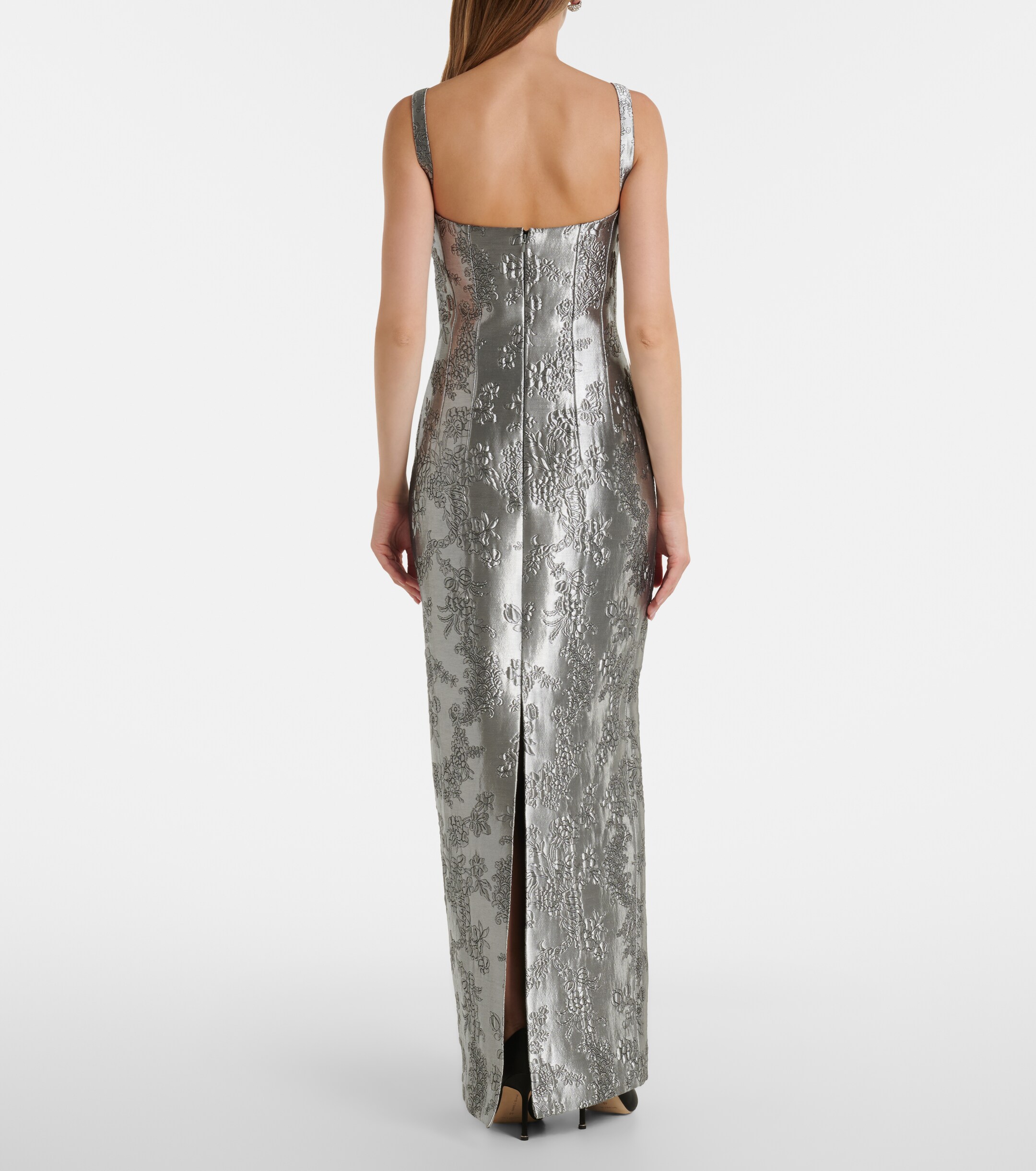 Emilia Wickstead Emilia Wickstead Regina floral cloqué gown