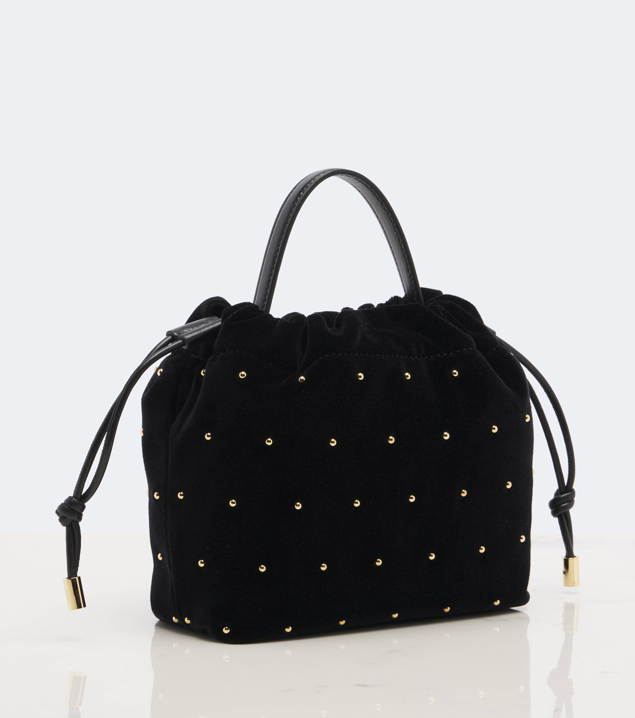 Chloé Chloé Icons Mini studded velvet shoulder bag