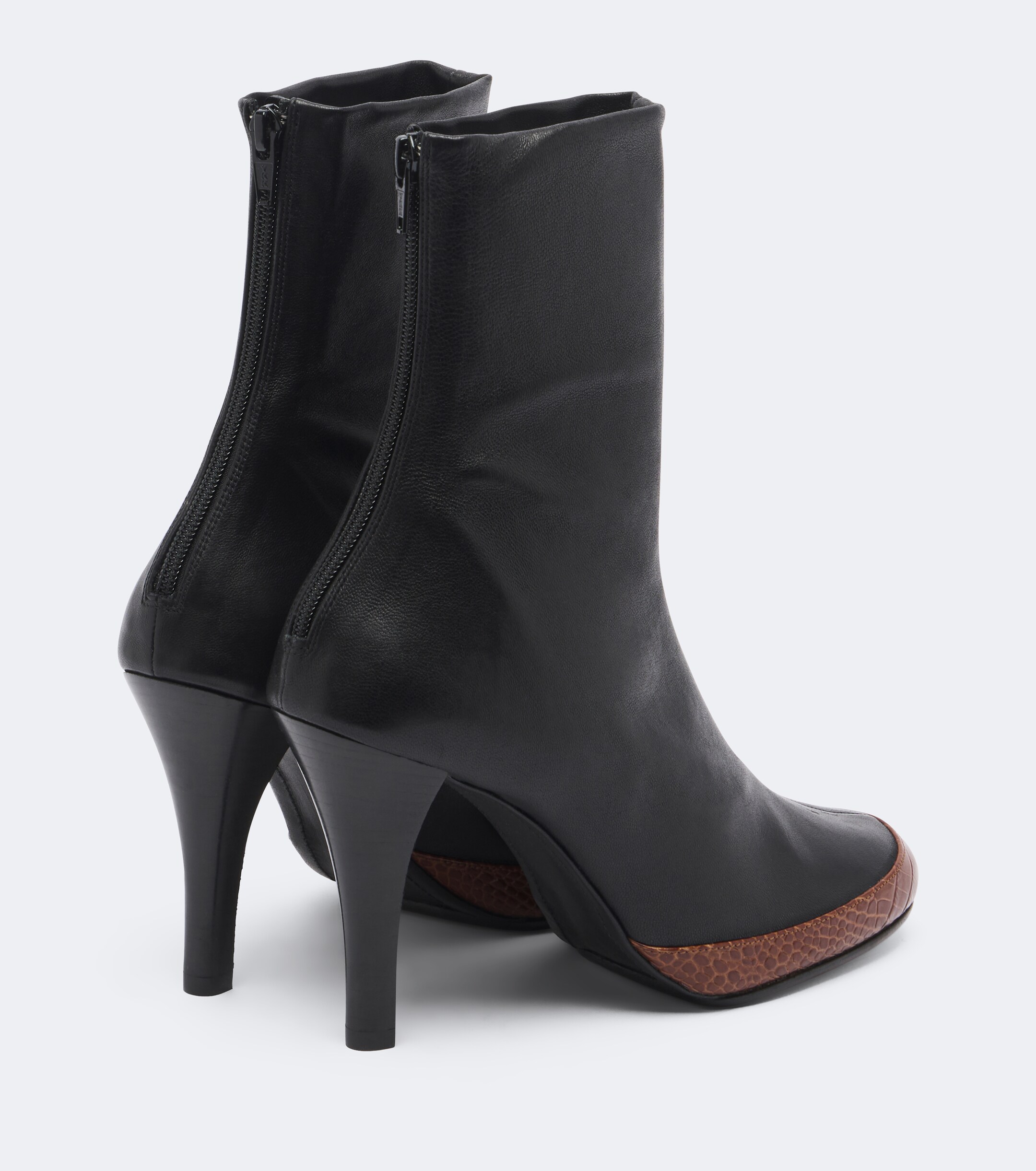 Jude JUDE Luna croc-effect leather ankle boots