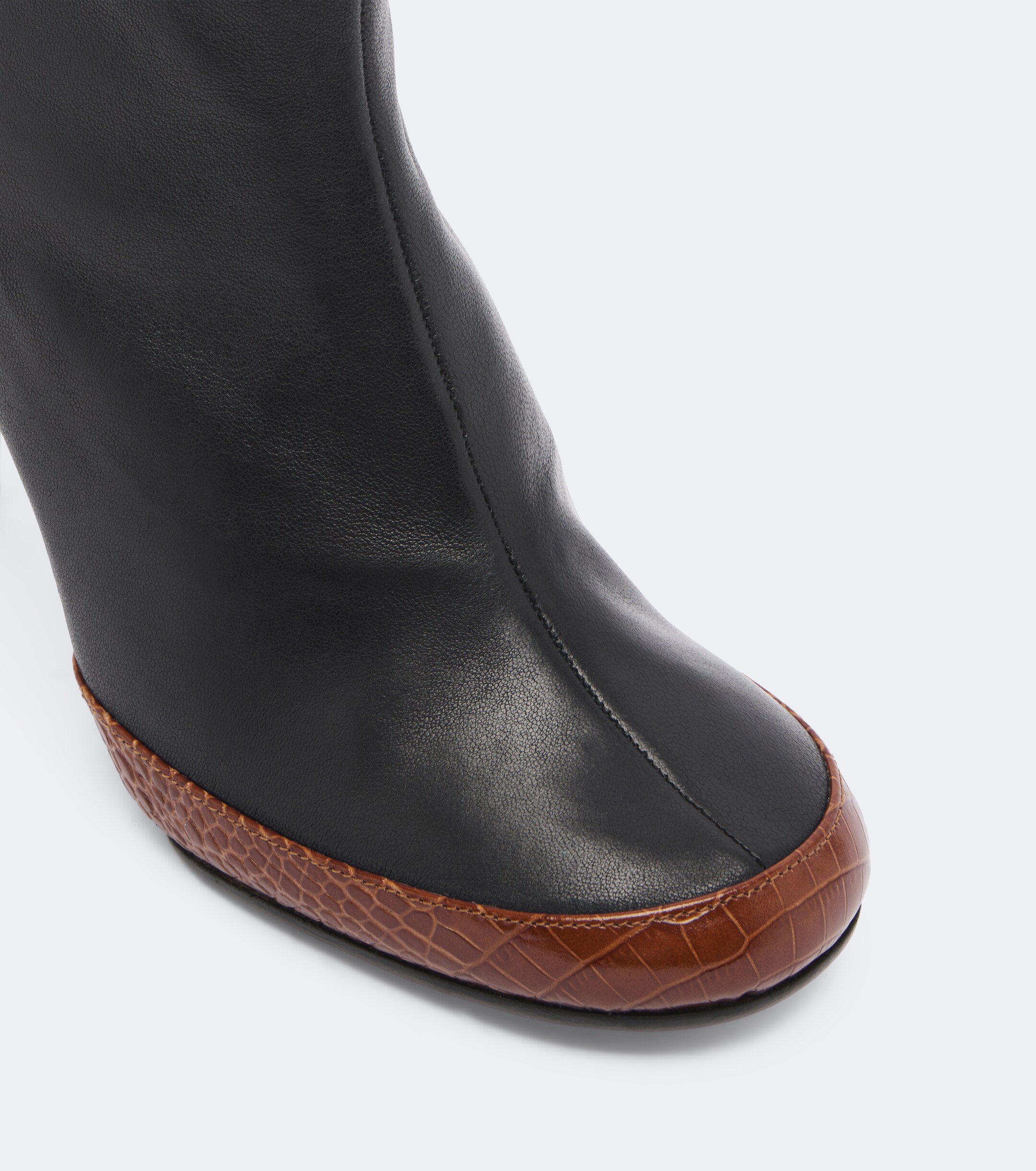 Jude JUDE Luna croc-effect leather ankle boots