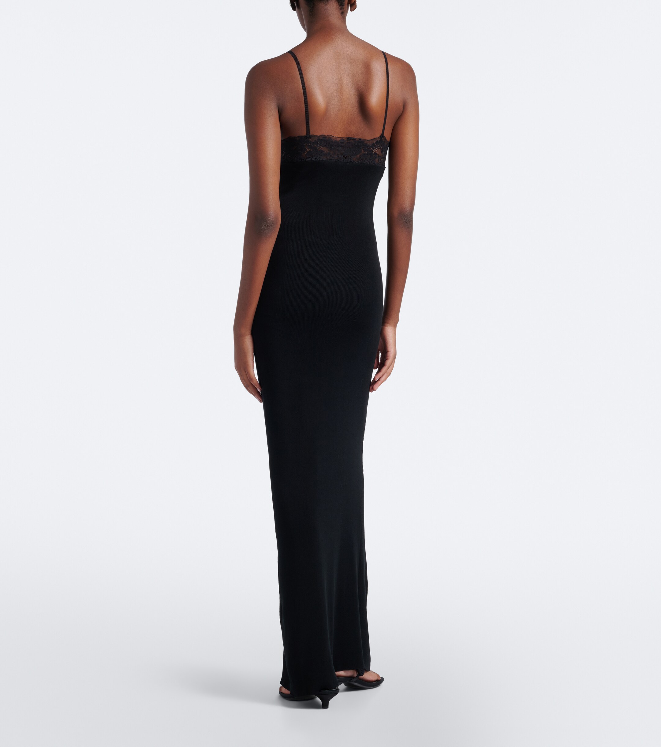 Aya Muse Aya Muse Oana lace-trimmed cotton-blend maxi dress