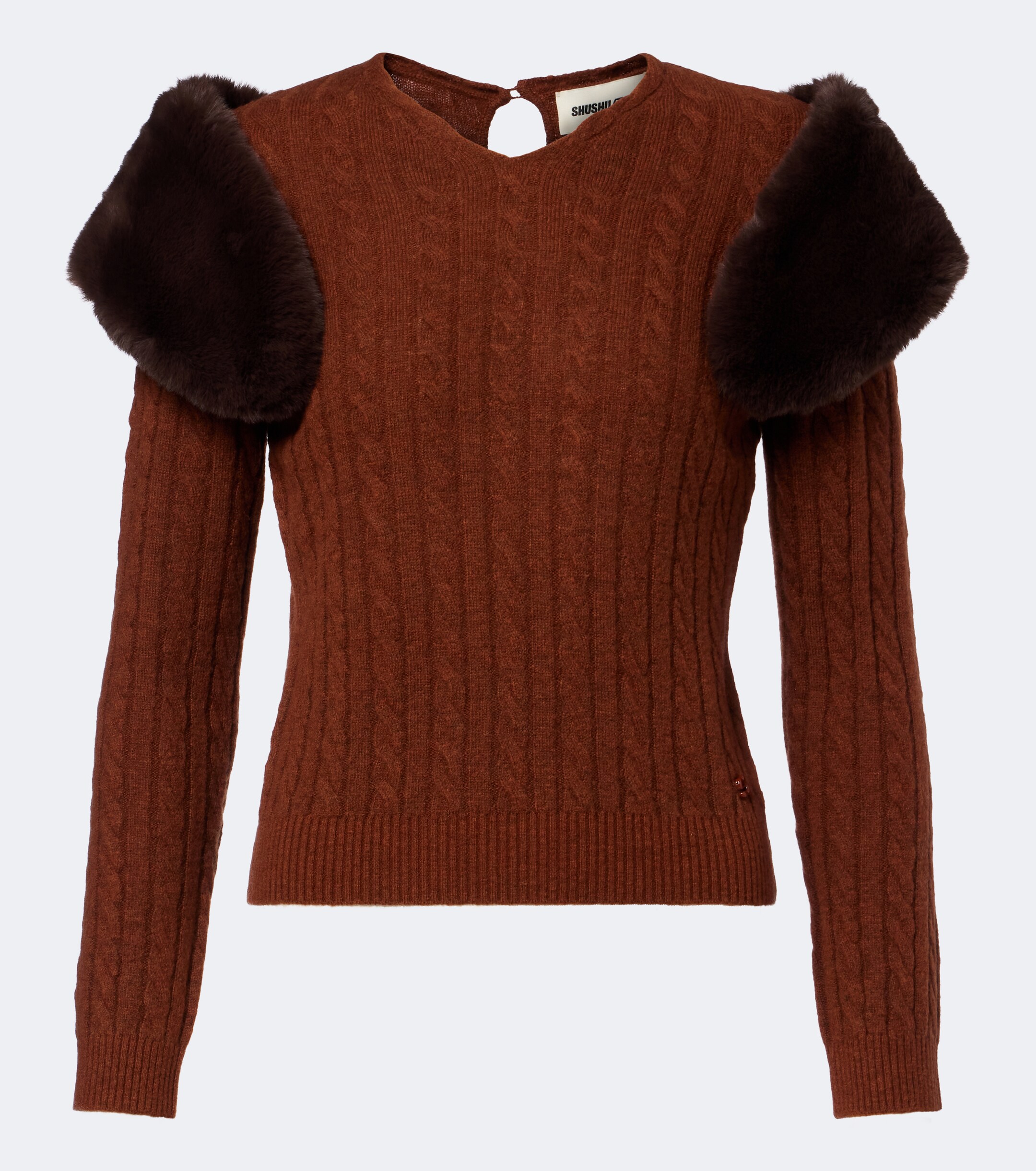 SHUSHU/TONG Shushu/Tong Cable-knit wool-blend sweater