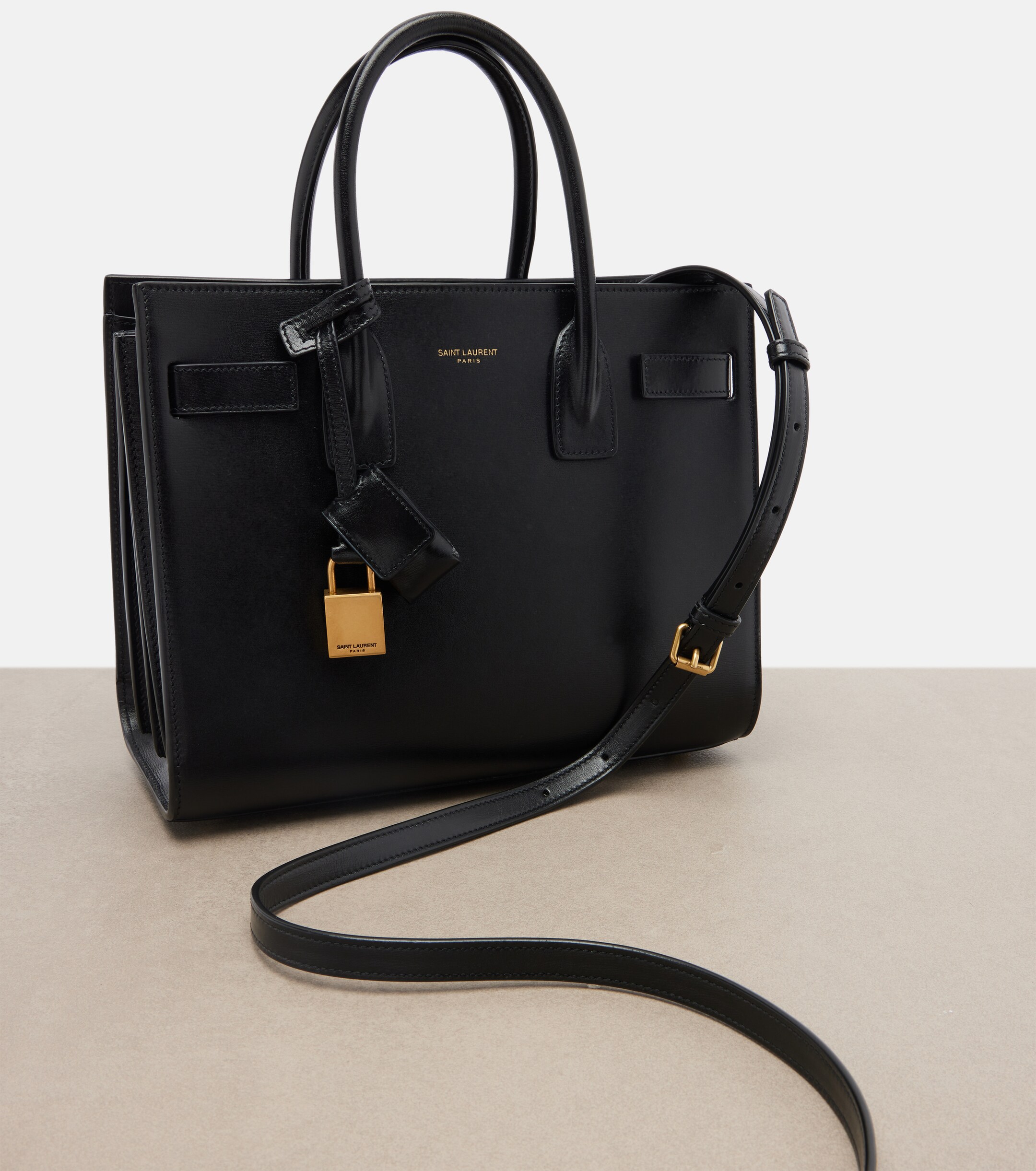 Saint Laurent Sac De Jour Baby leather tote