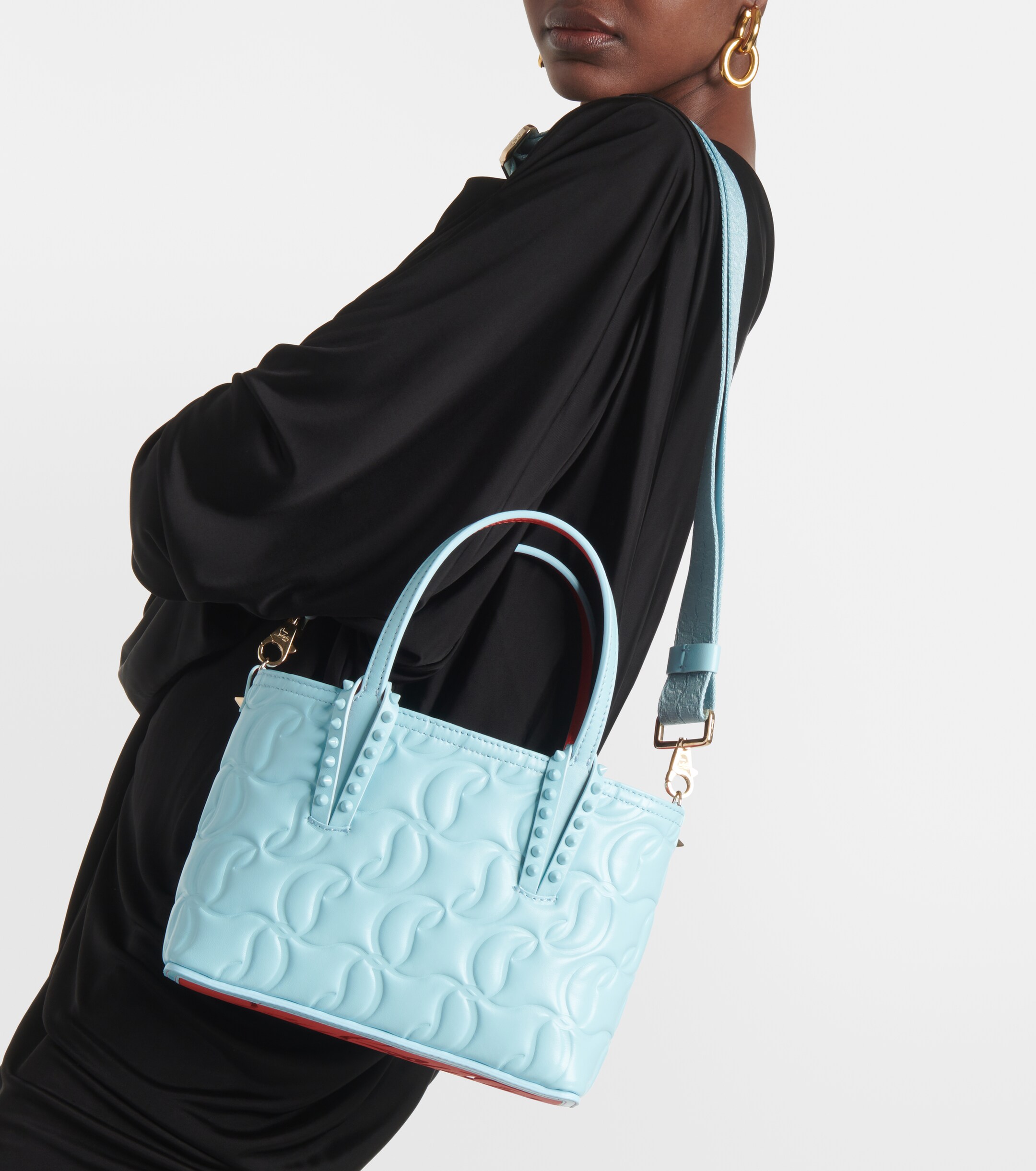 CHRISTIAN LOUBOUTIN Cabata Mini leather tote bag
