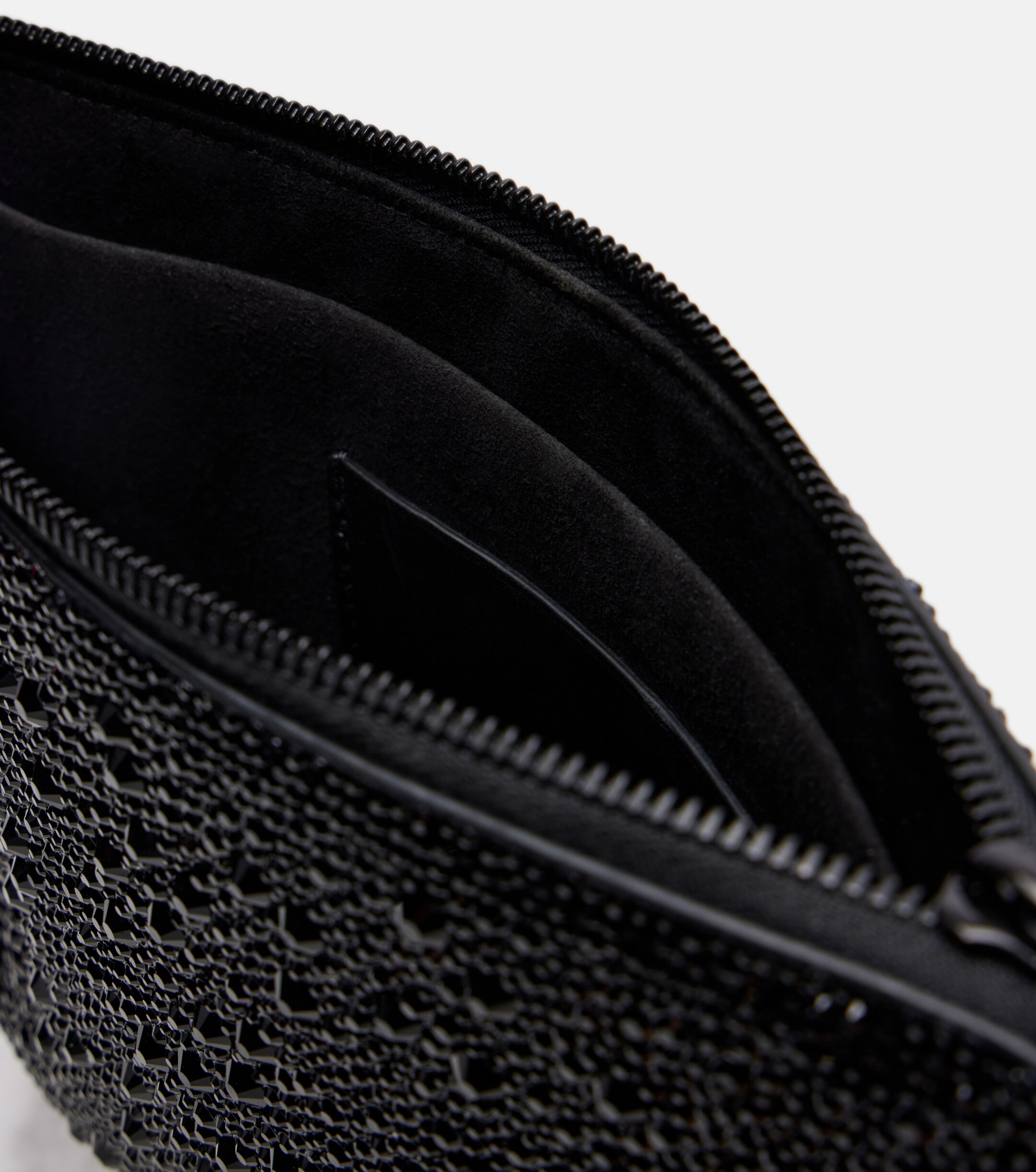 McQueen Knuckle studded leather pouch