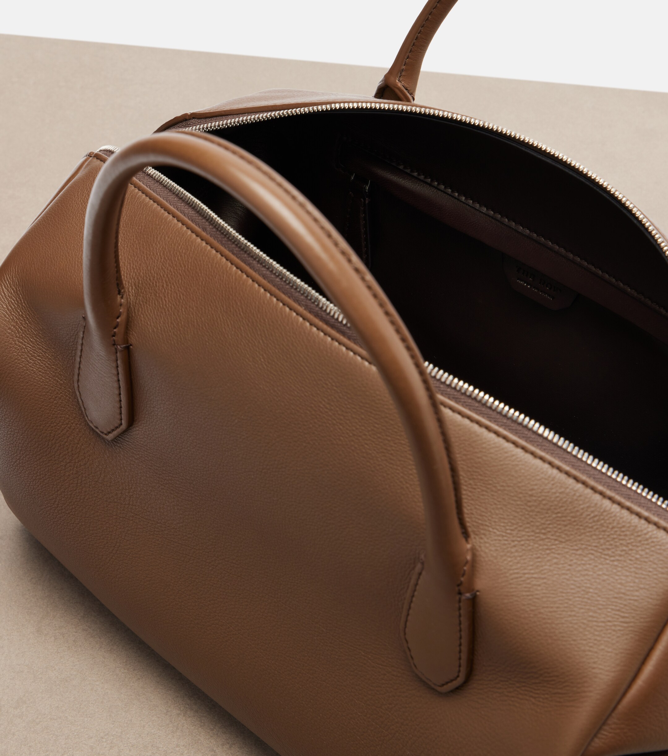 The Row Faye leather top-handle bag