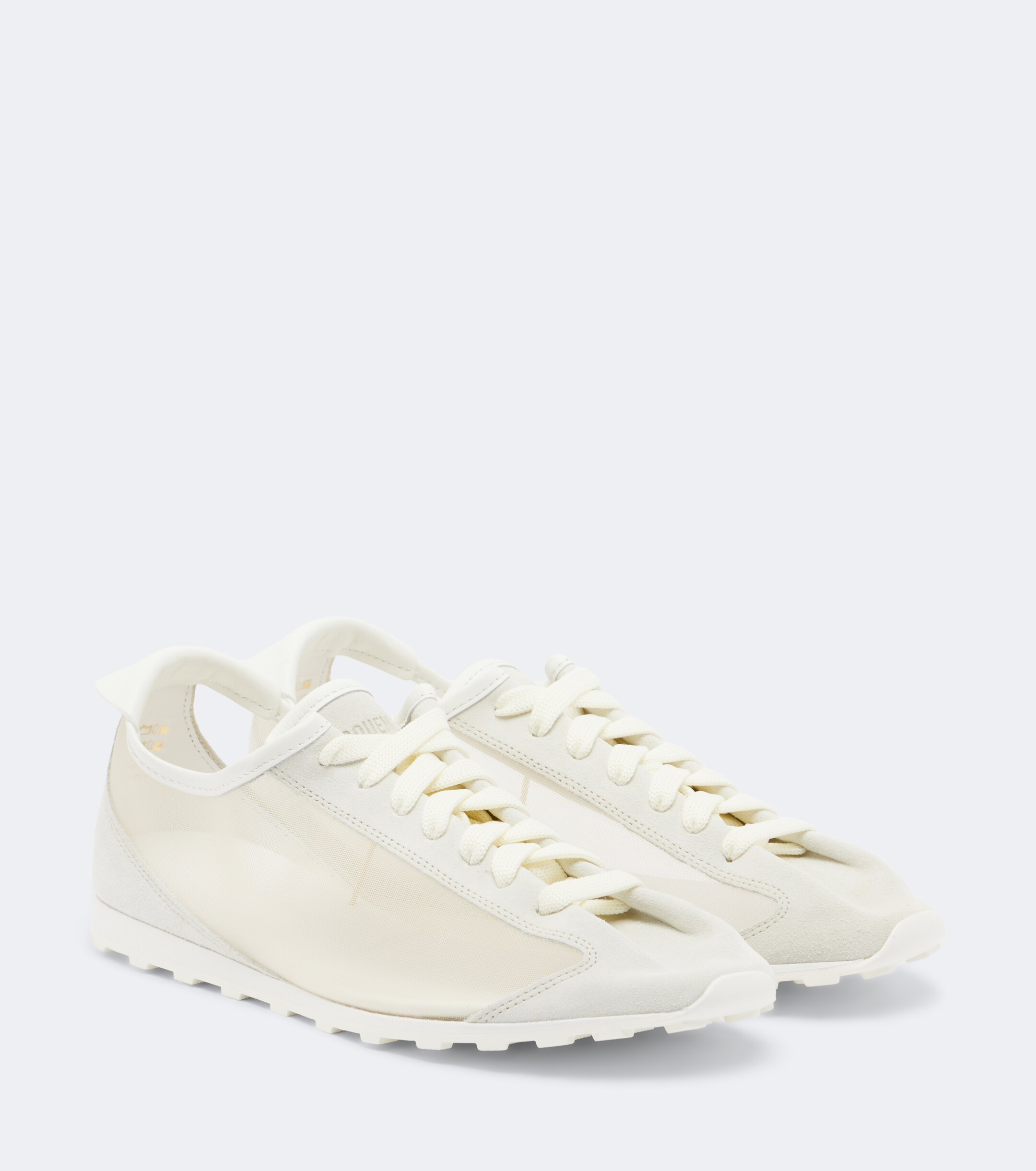 Jacquemus Jacquemus Tennis suede-trimmed sneakers