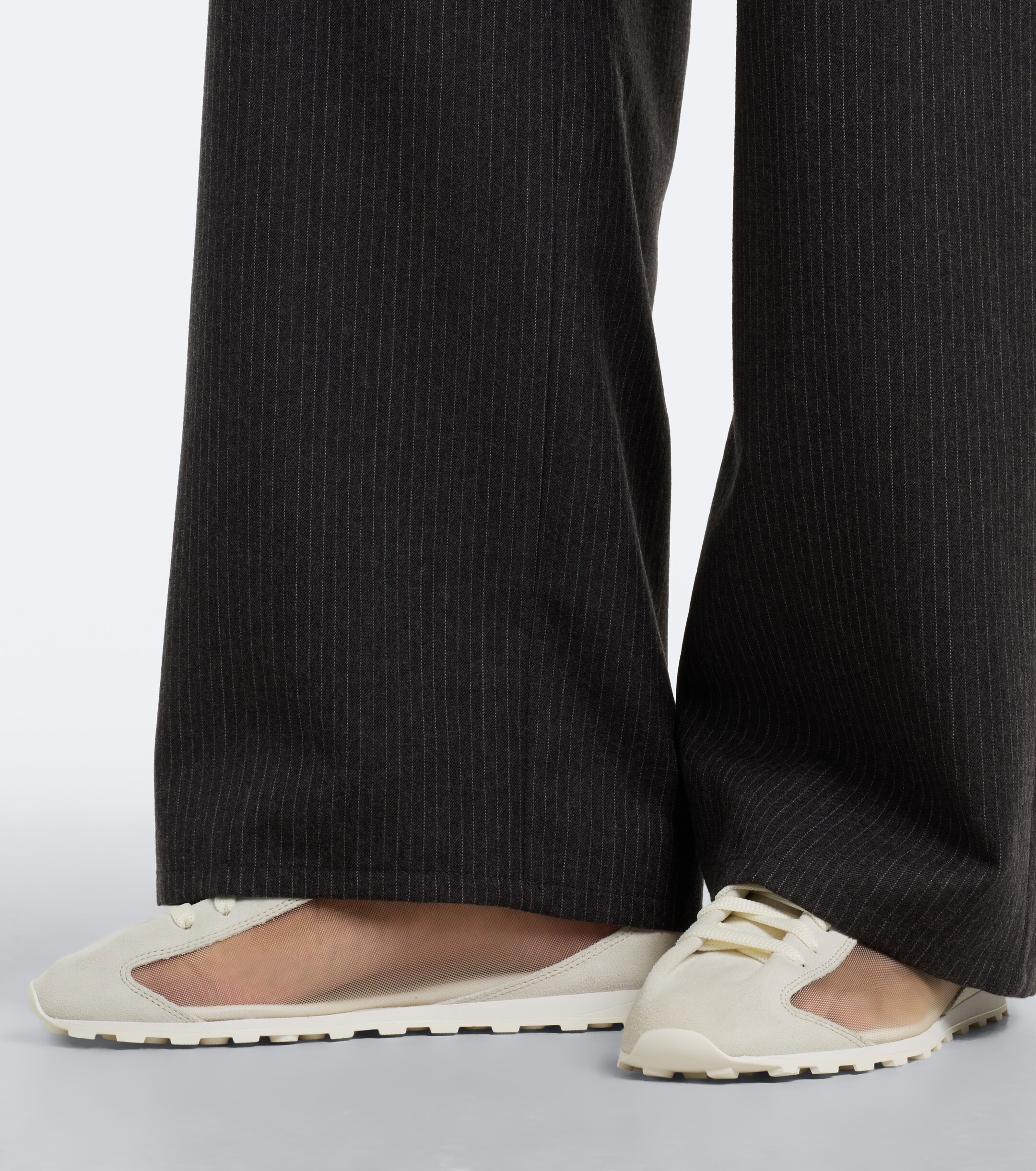 Jacquemus Jacquemus Tennis suede-trimmed sneakers