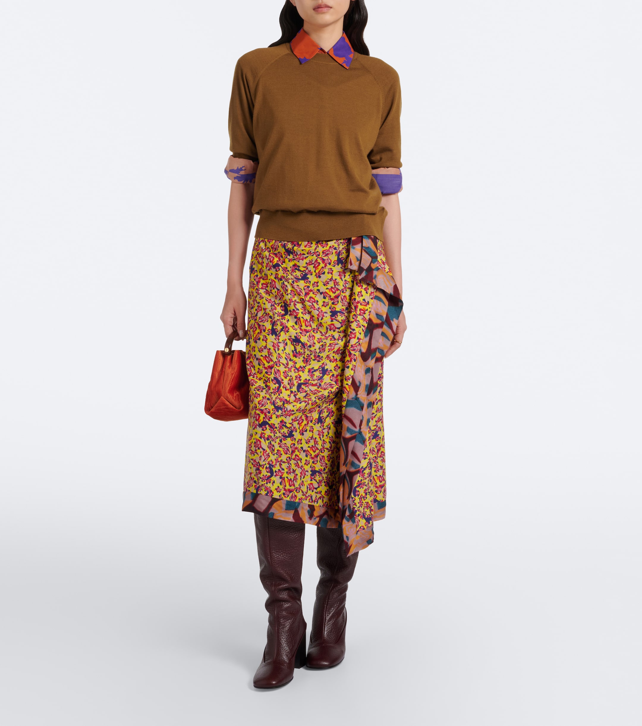 Dries Van Noten Dries Van Noten Leather over-the-knee boots