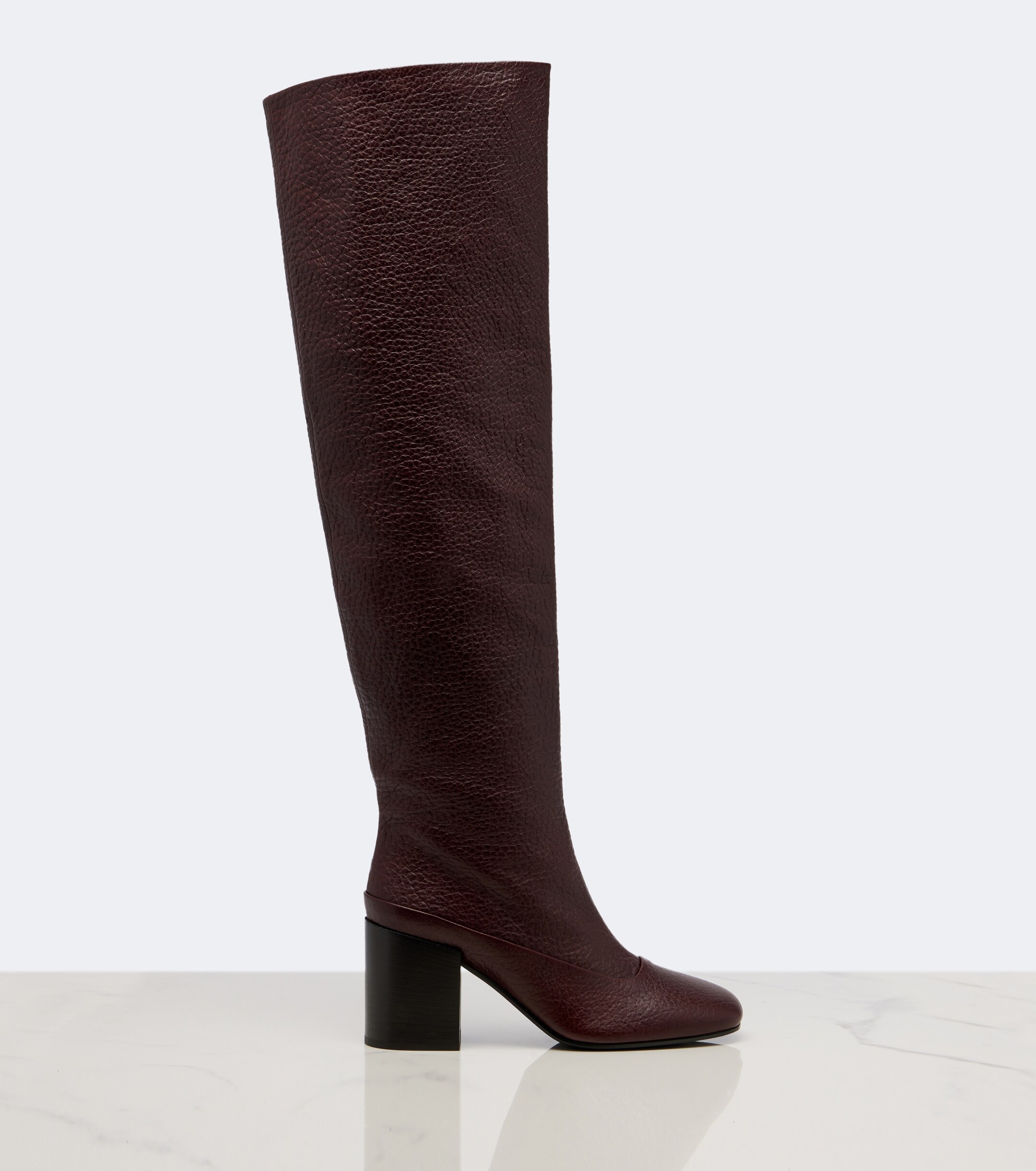 Dries Van Noten Dries Van Noten Leather over-the-knee boots