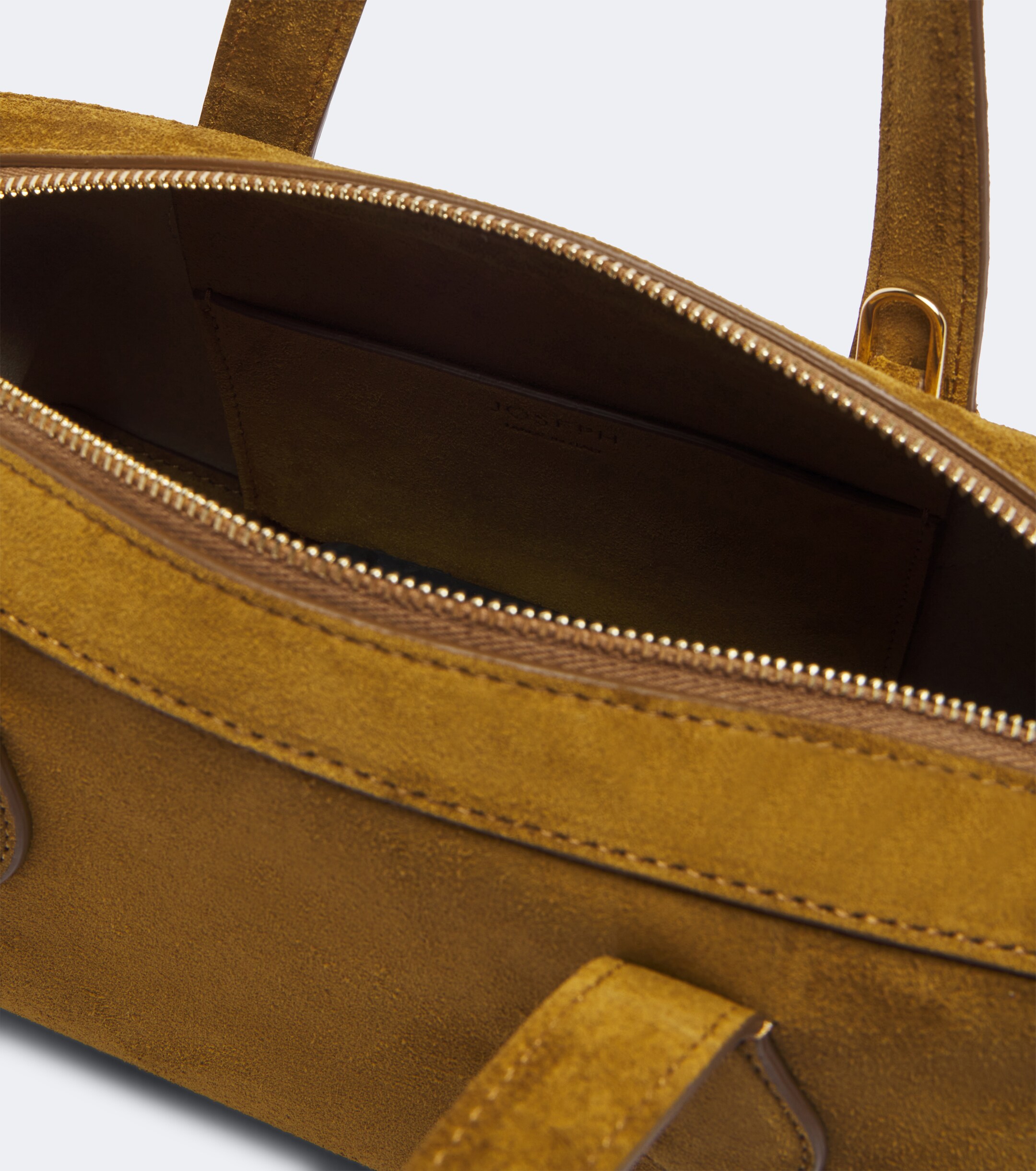 JOSEPH Loaf Mini suede top-handle bag