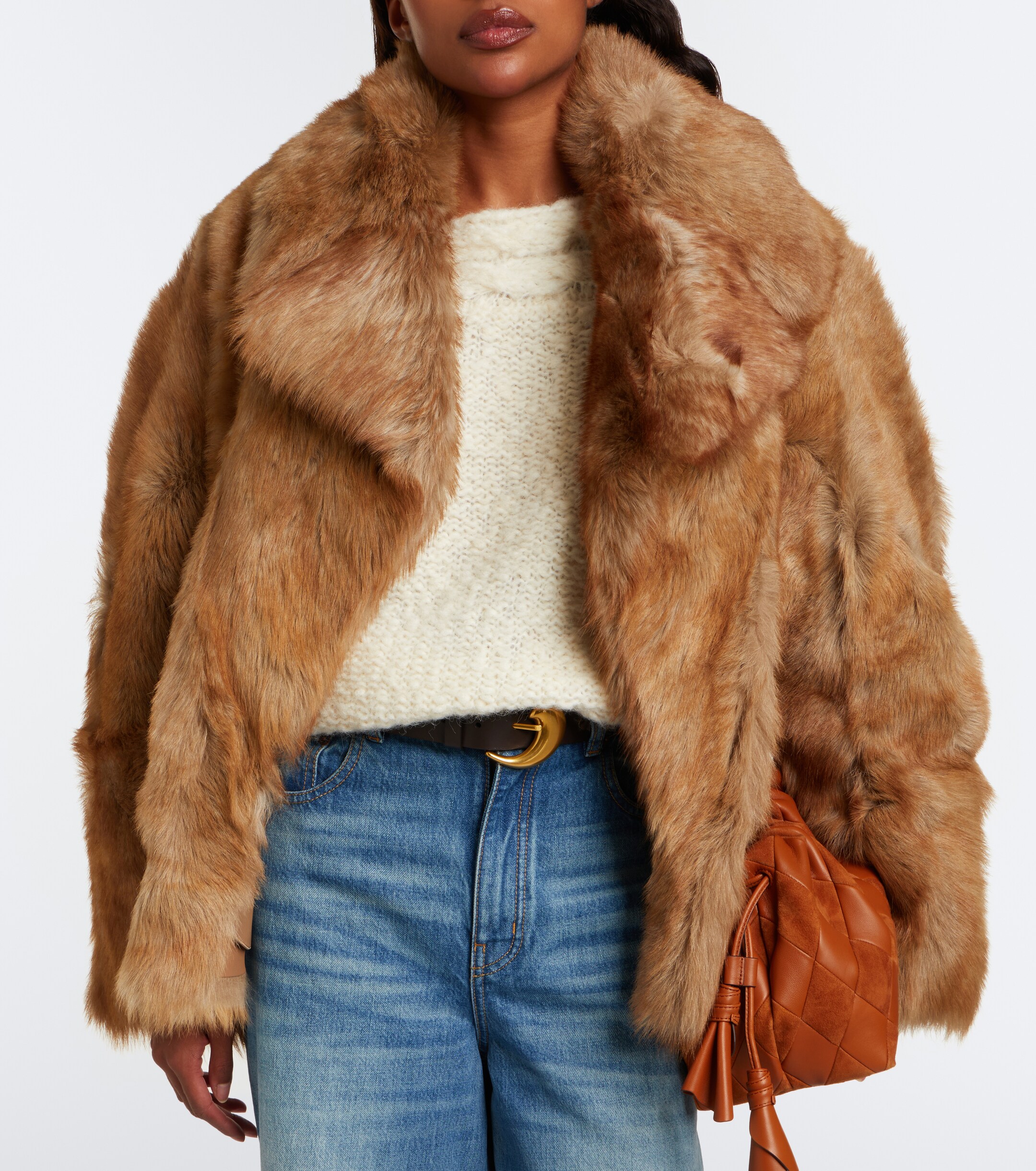 Zimmermann Zimmermann Valiant belted shearling jacket
