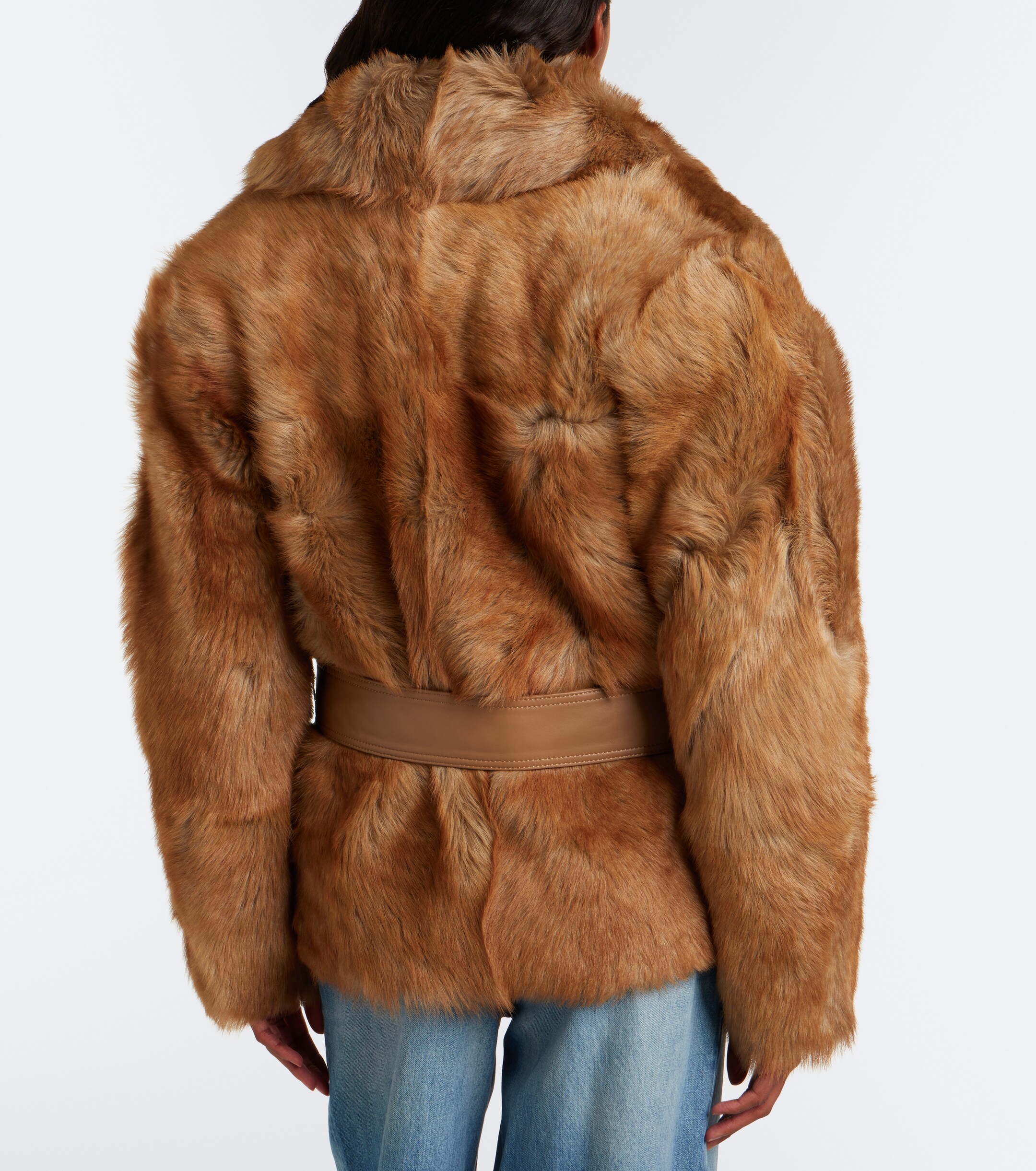 Zimmermann Zimmermann Valiant belted shearling jacket