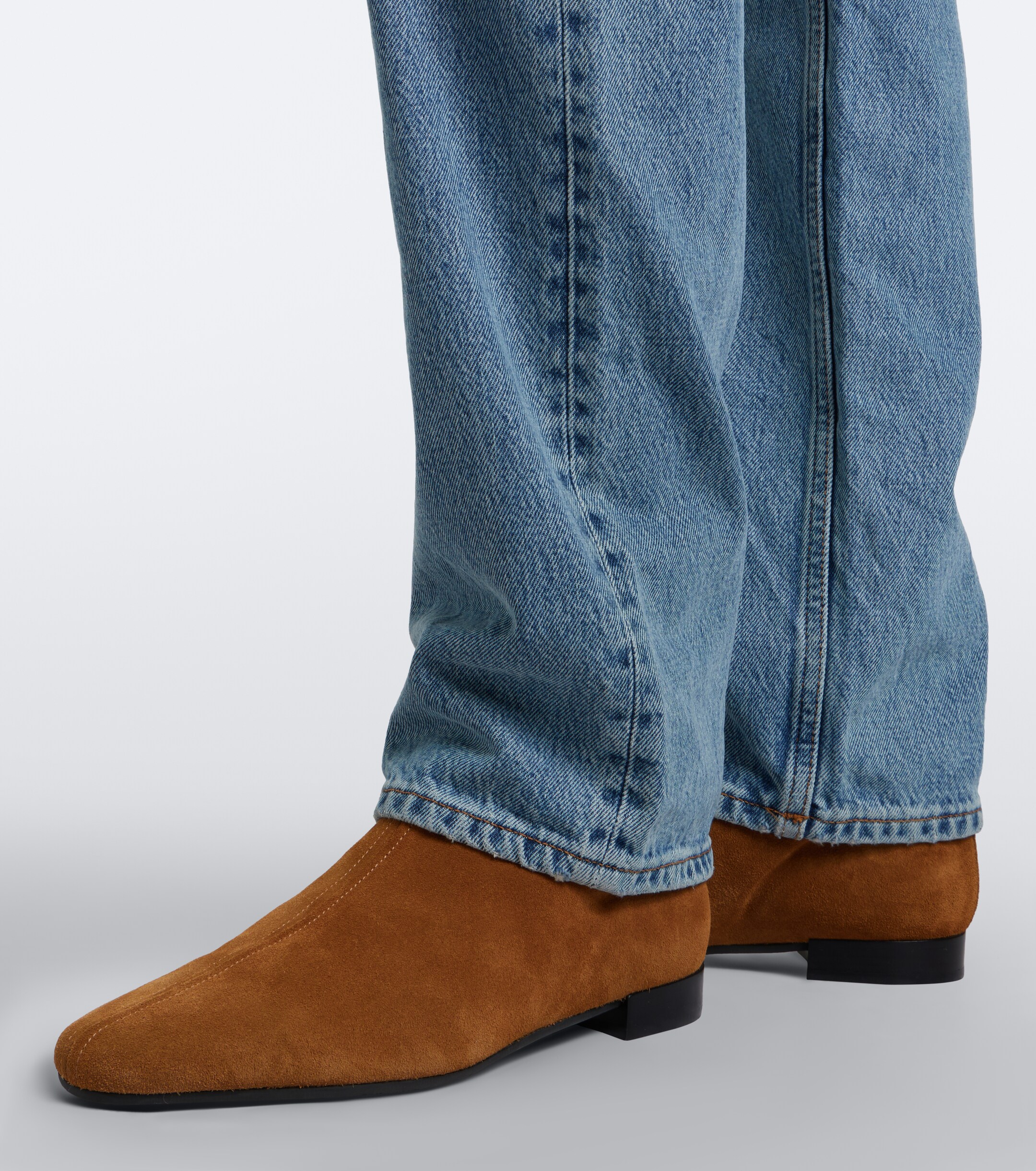 TOTEME Toteme Shearling-lined suede ankle boots