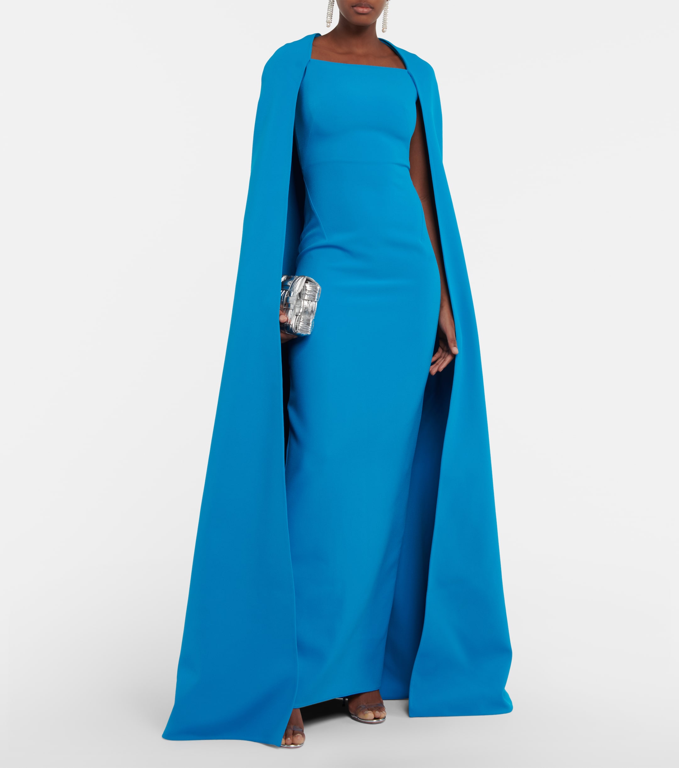 safiyaa blue dress Safiyaa - Ginevra Soft Sky Long Dress FR44 - US12 main image 1