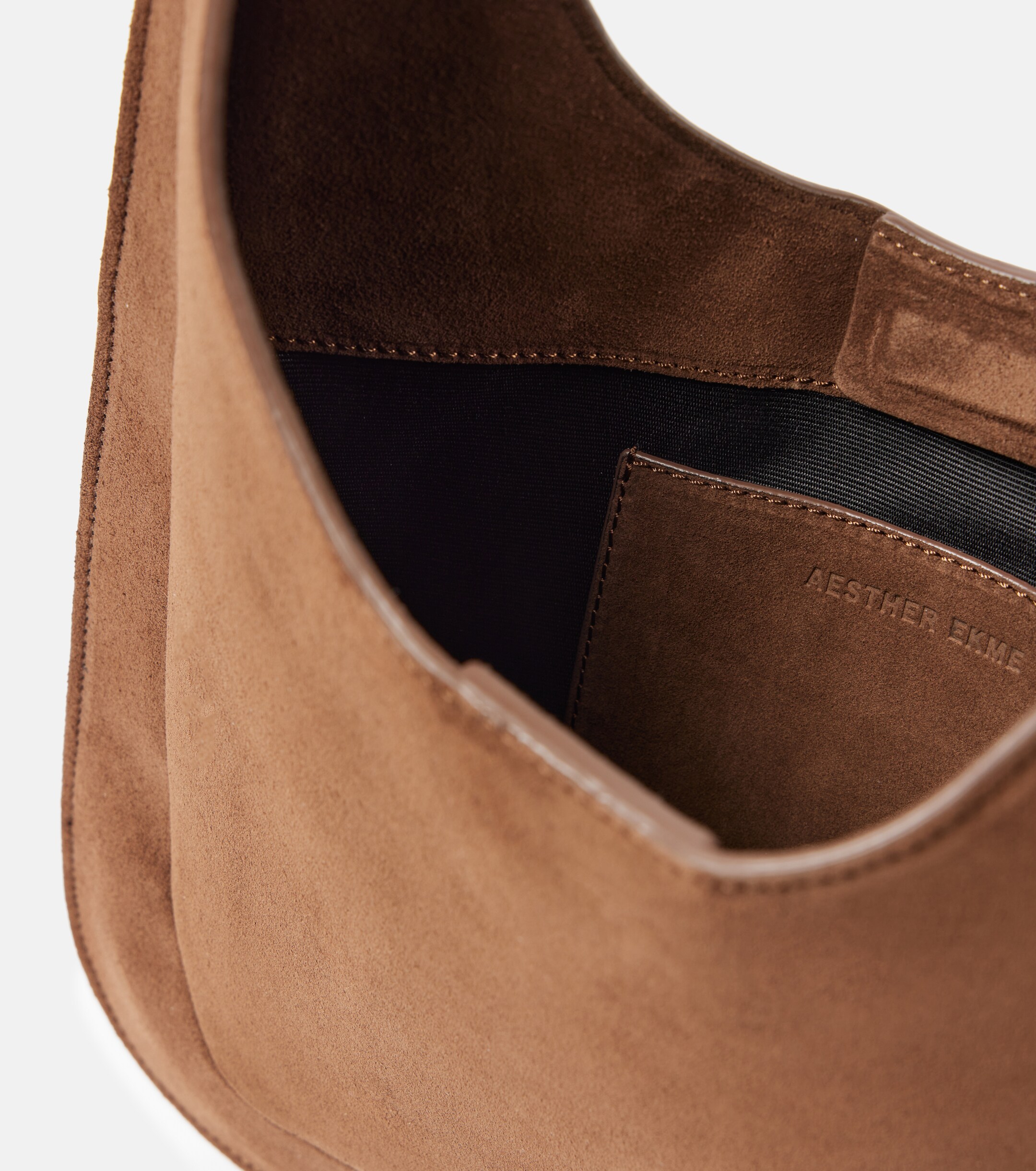 AESTHER EKME Midi suede shoulder bag thumbnail