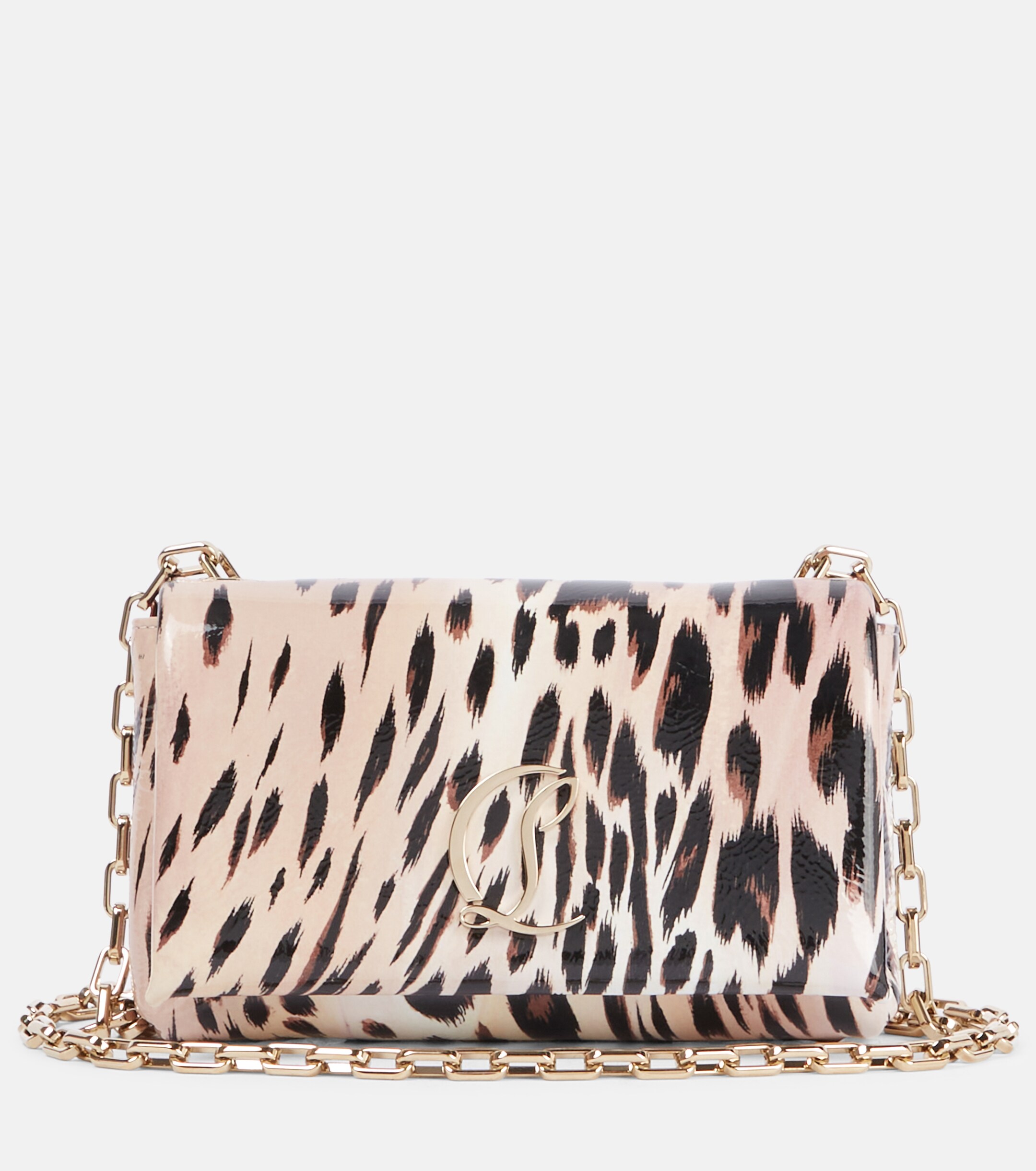 CHRISTIAN LOUBOUTIN Loubi54 printed leather clutch