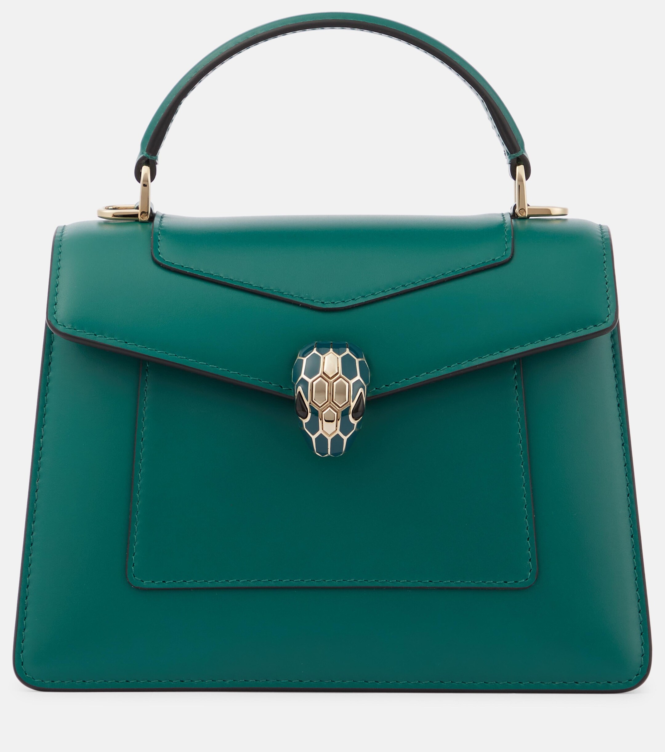 Bvlgari Serpenti Forever Medium leather top-handle bag