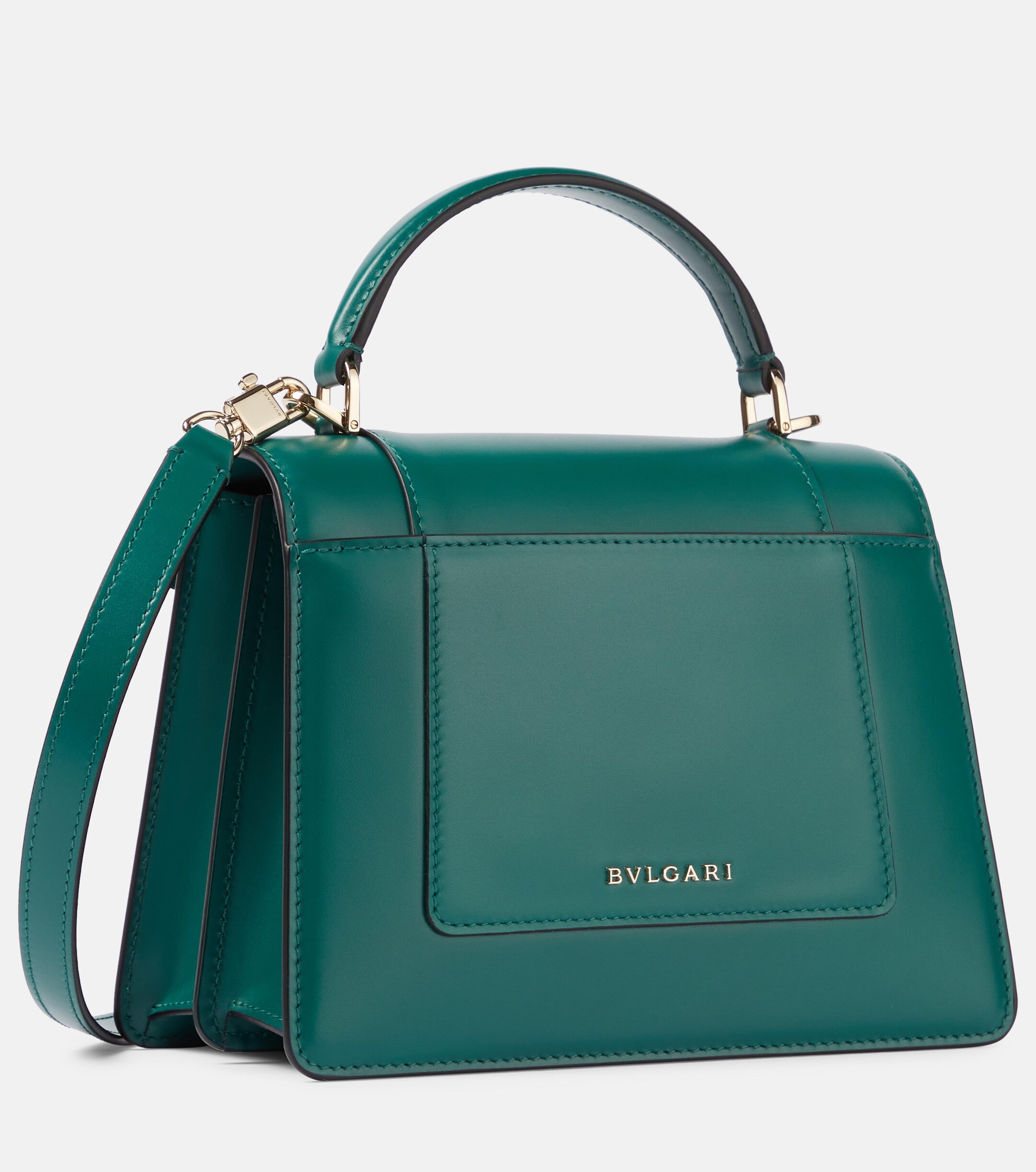 Bvlgari Serpenti Forever Medium leather top-handle bag thumbnail