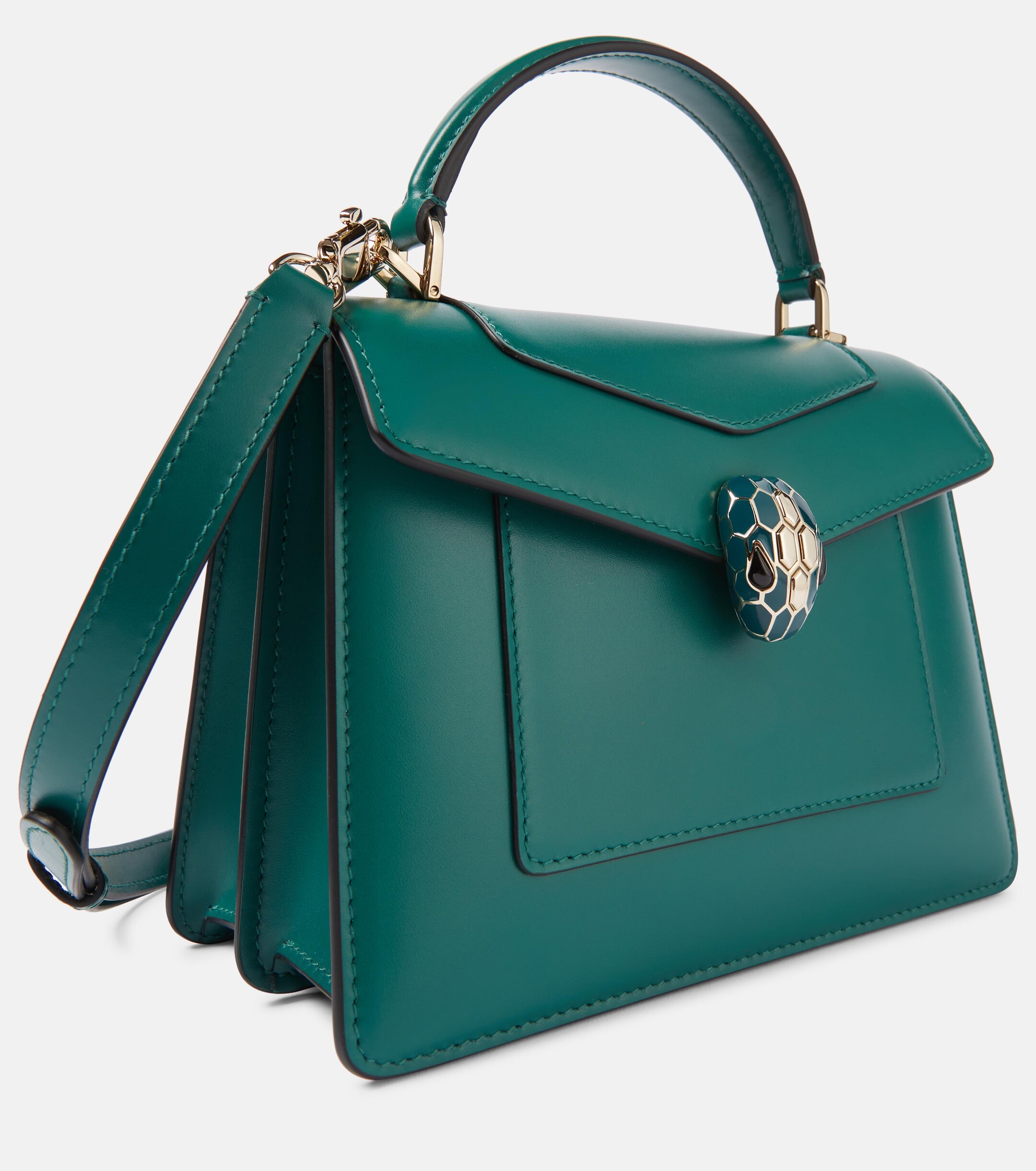 Bvlgari Serpenti Forever Medium leather top-handle bag thumbnail