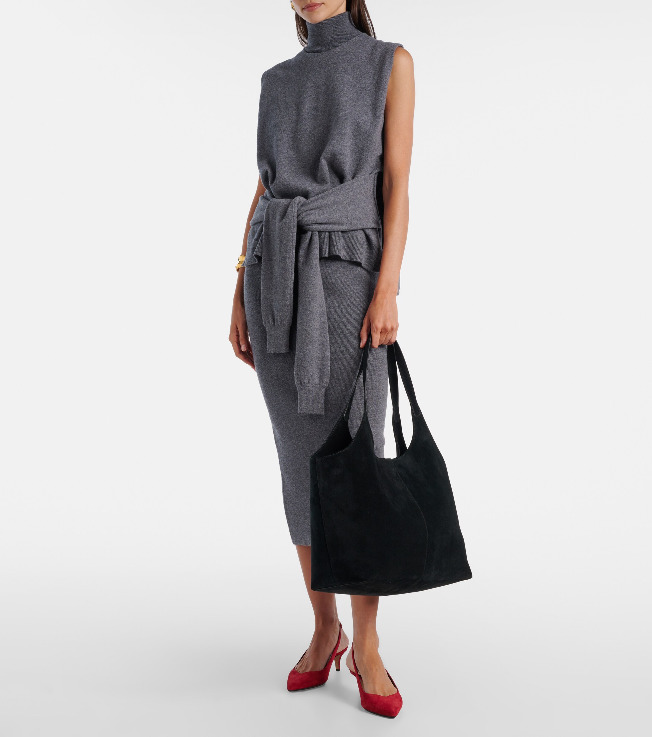 AESTHER EKME Cabas suede tote bag thumbnail