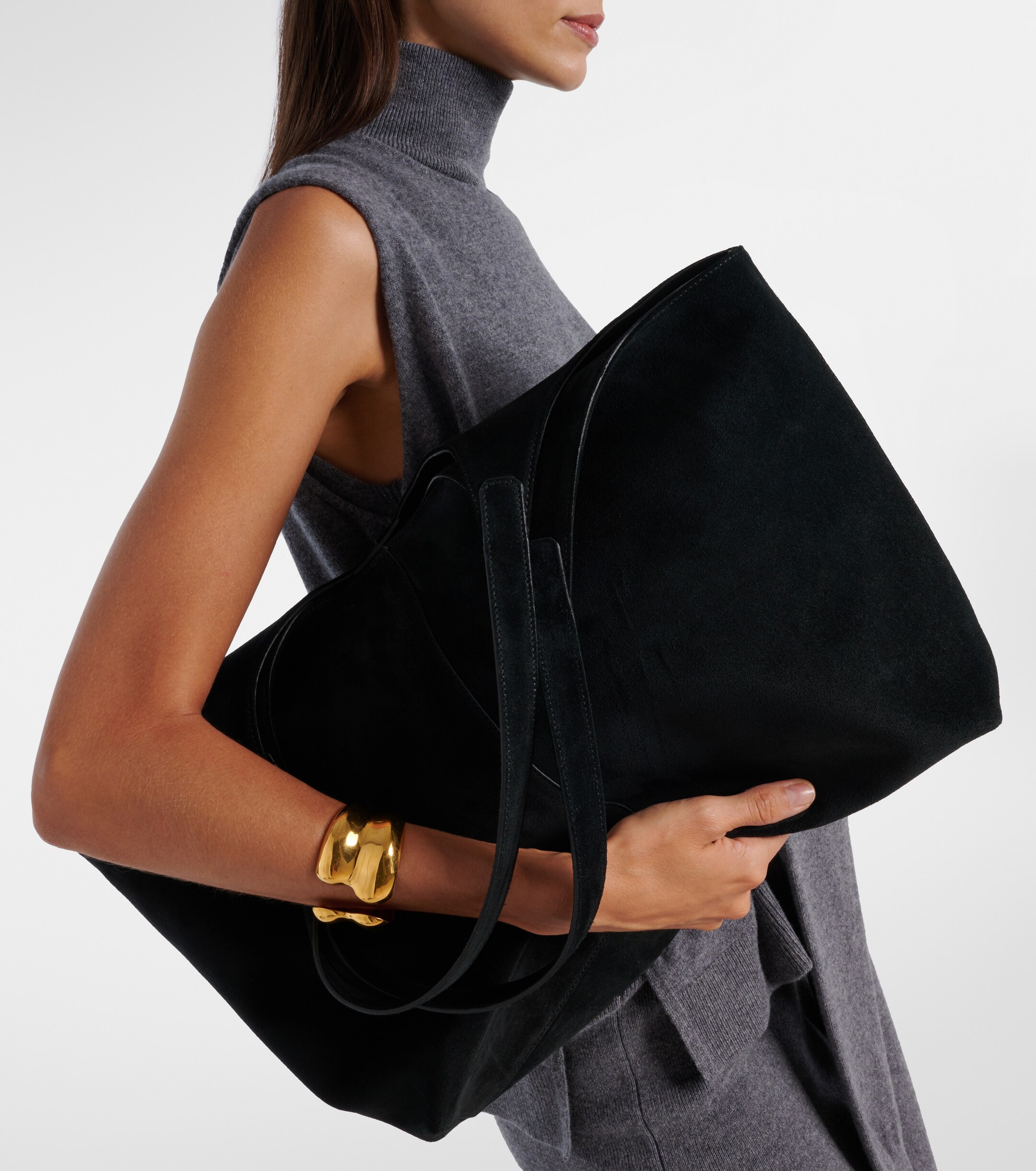AESTHER EKME Cabas suede tote bag thumbnail