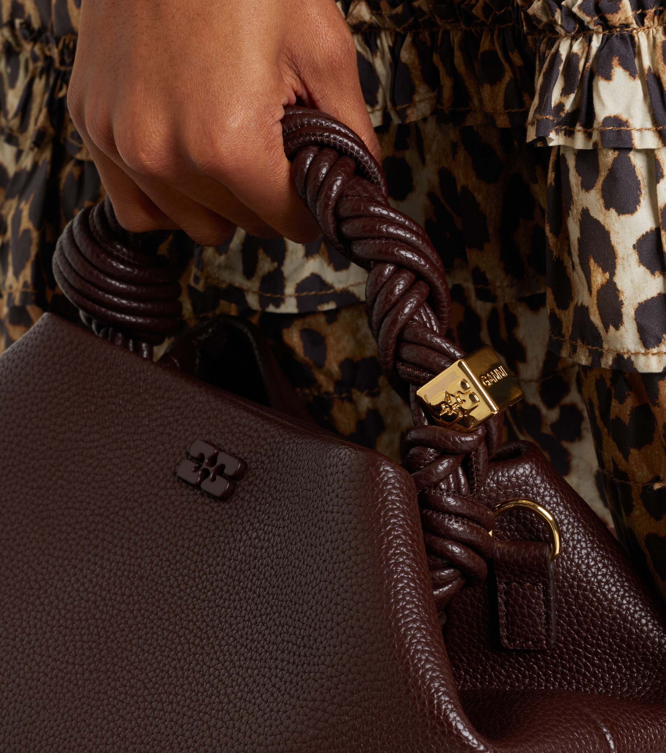 GANNI Bou Small top-handle bag