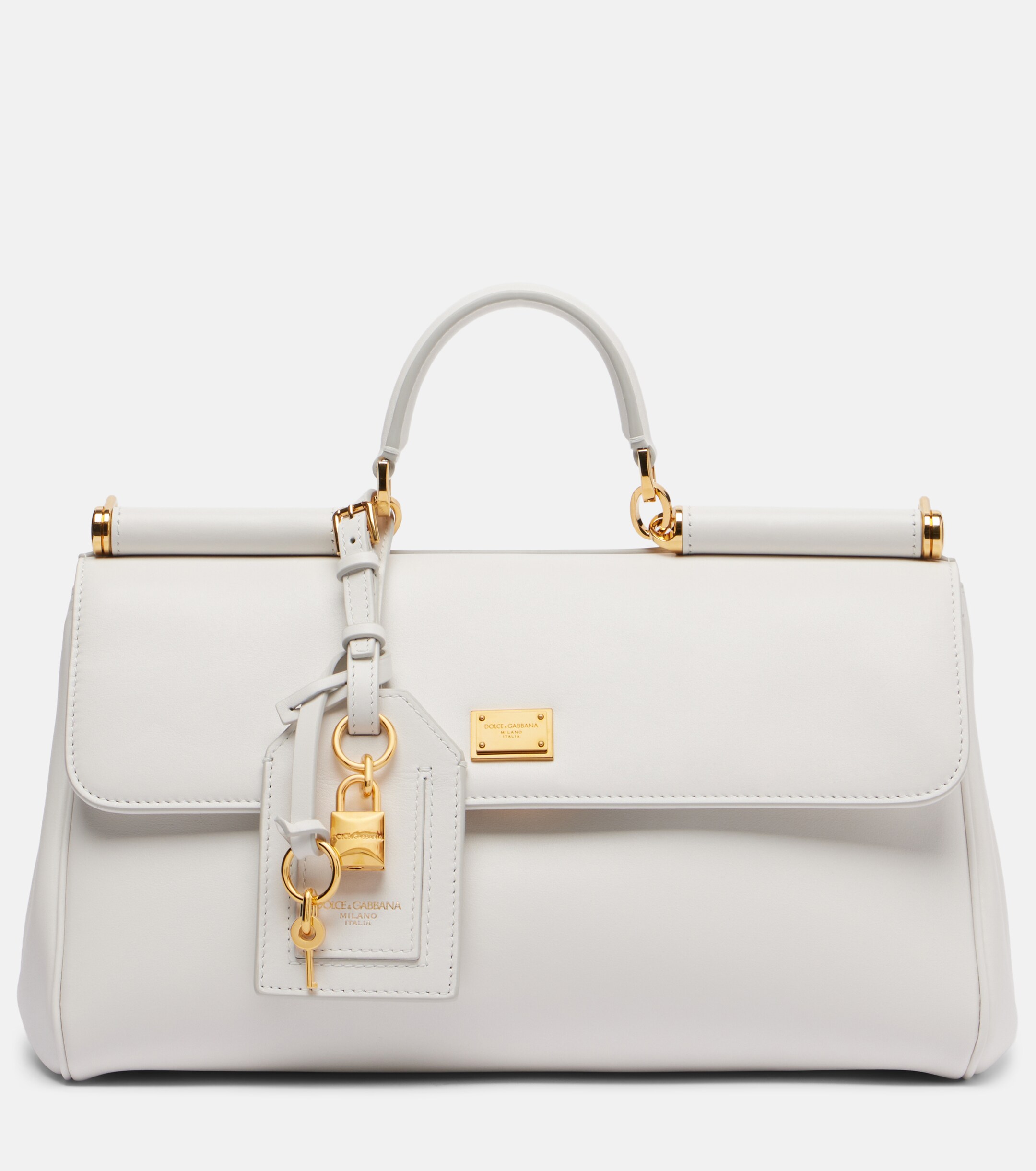 Dolce&Gabbana Sicily Medium leather top-handle bag